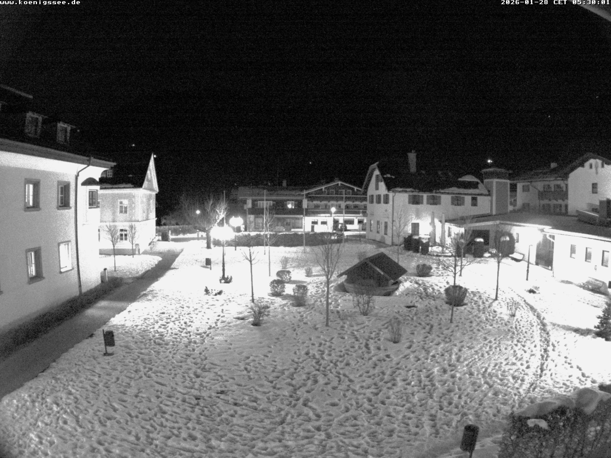 Archiv Foto Webcam Haus des Gastes - Königssee