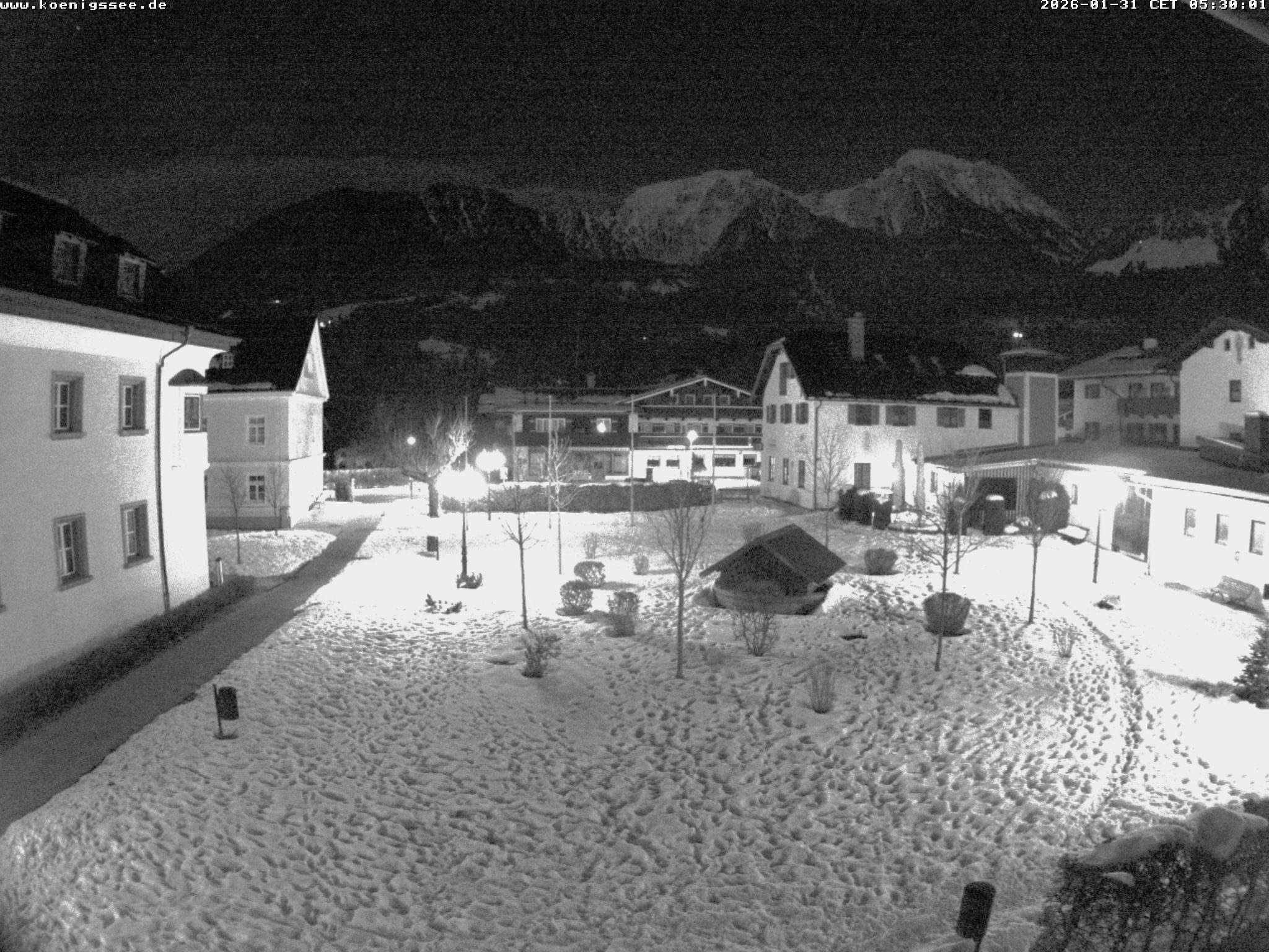 Archiv Foto Webcam Haus des Gastes - Königssee