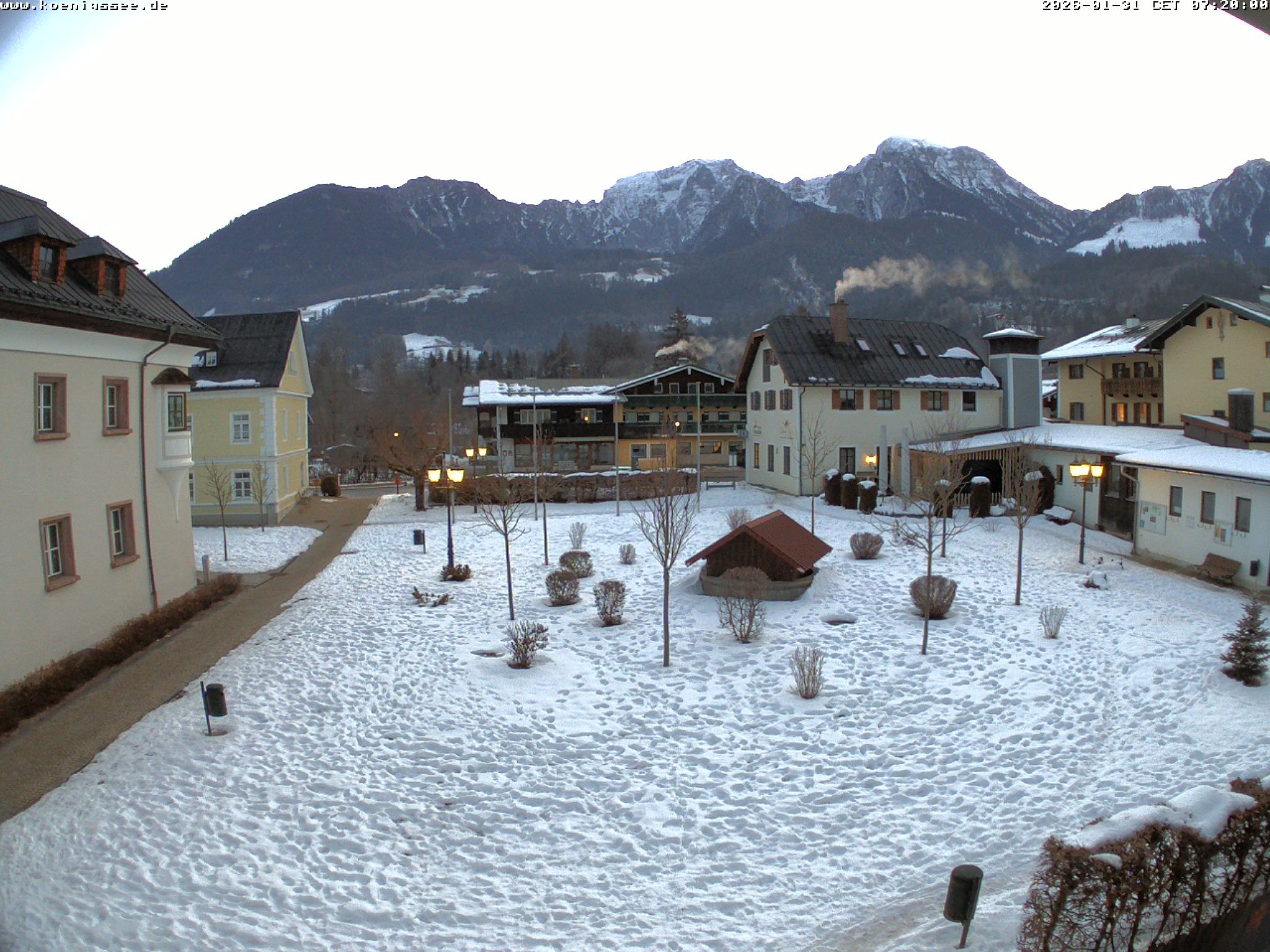 Archiv Foto Webcam Haus des Gastes - Königssee