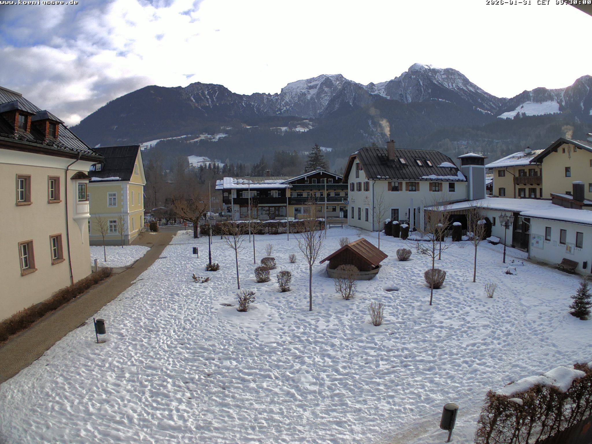 Archiv Foto Webcam Haus des Gastes - Königssee