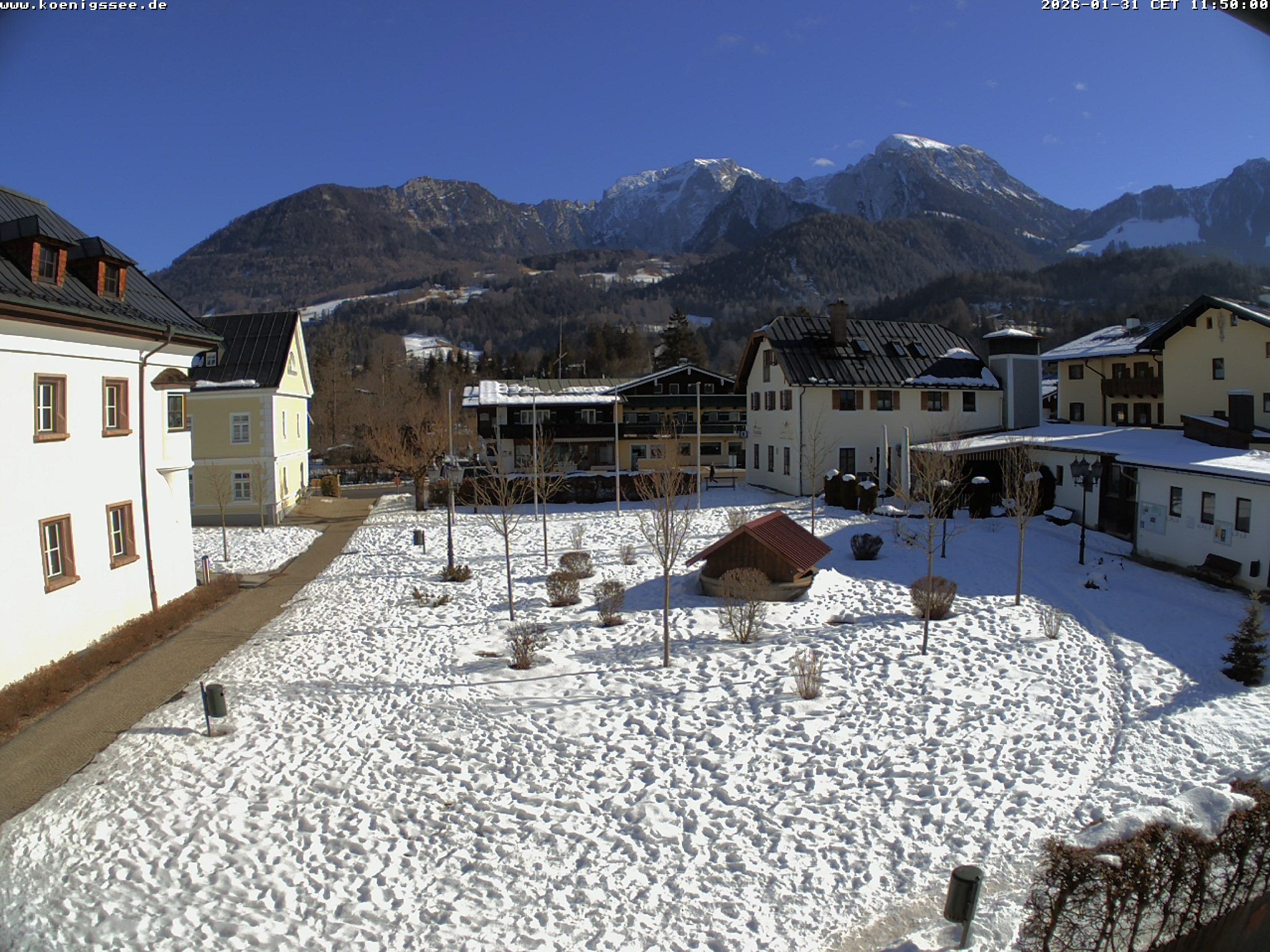 Archiv Foto Webcam Haus des Gastes - Königssee