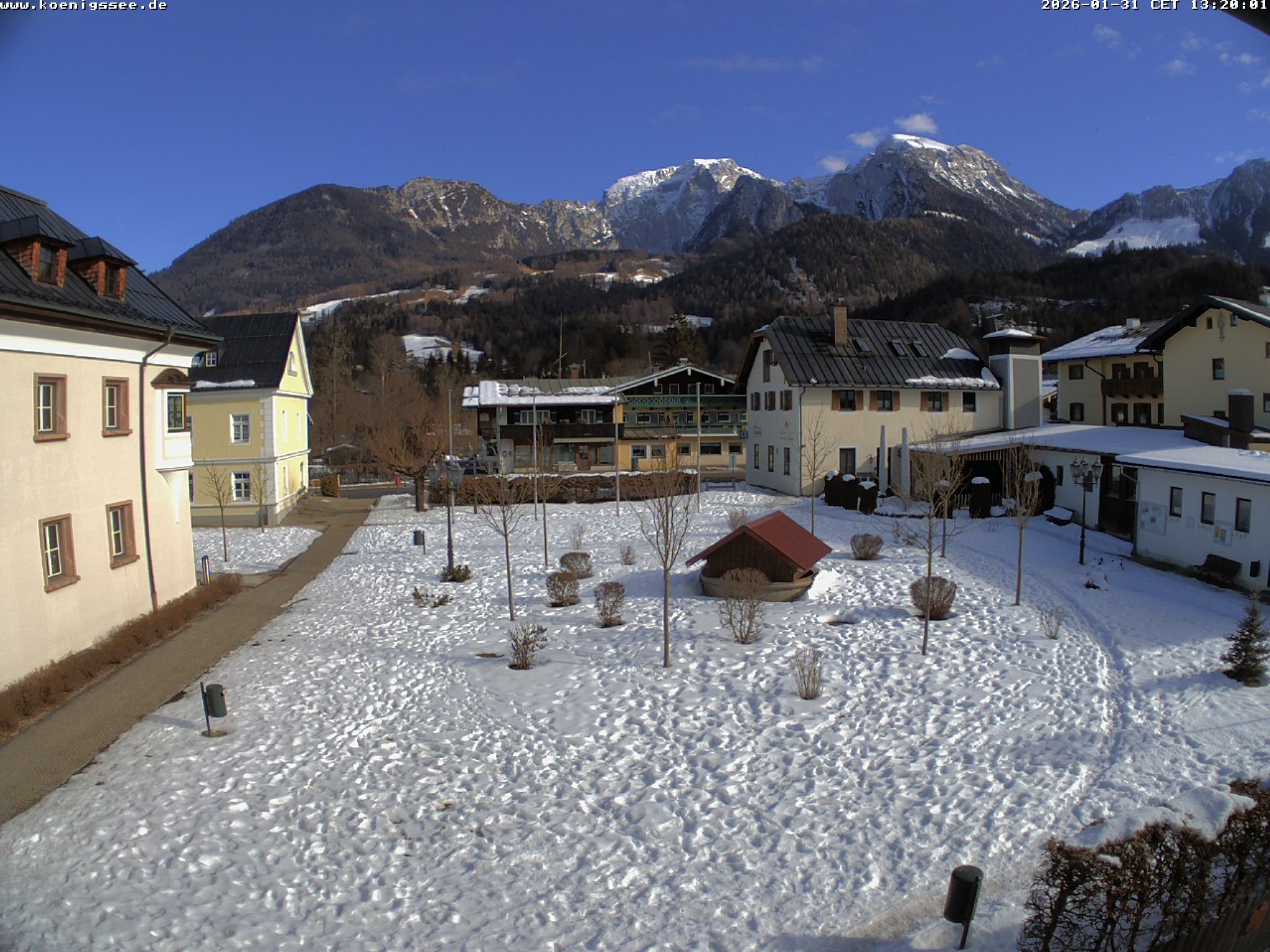 Archiv Foto Webcam Haus des Gastes - Königssee