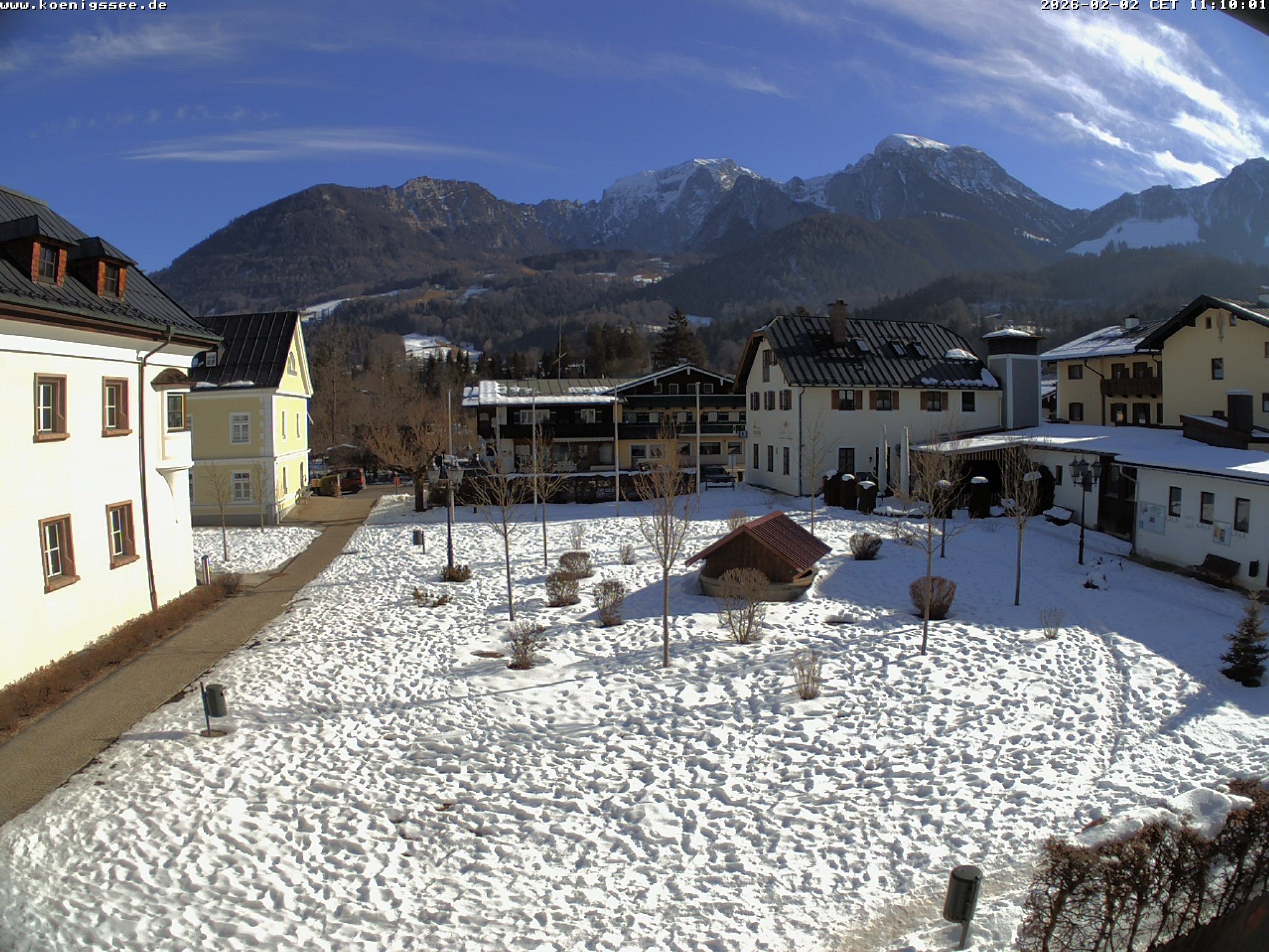 Archiv Foto Webcam Haus des Gastes - Königssee