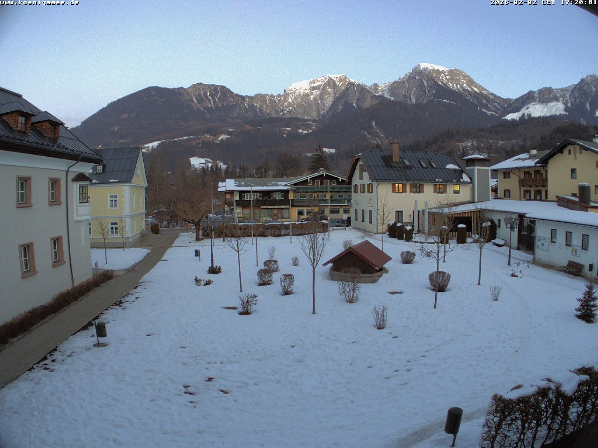 Archiv Foto Webcam Haus des Gastes - Königssee