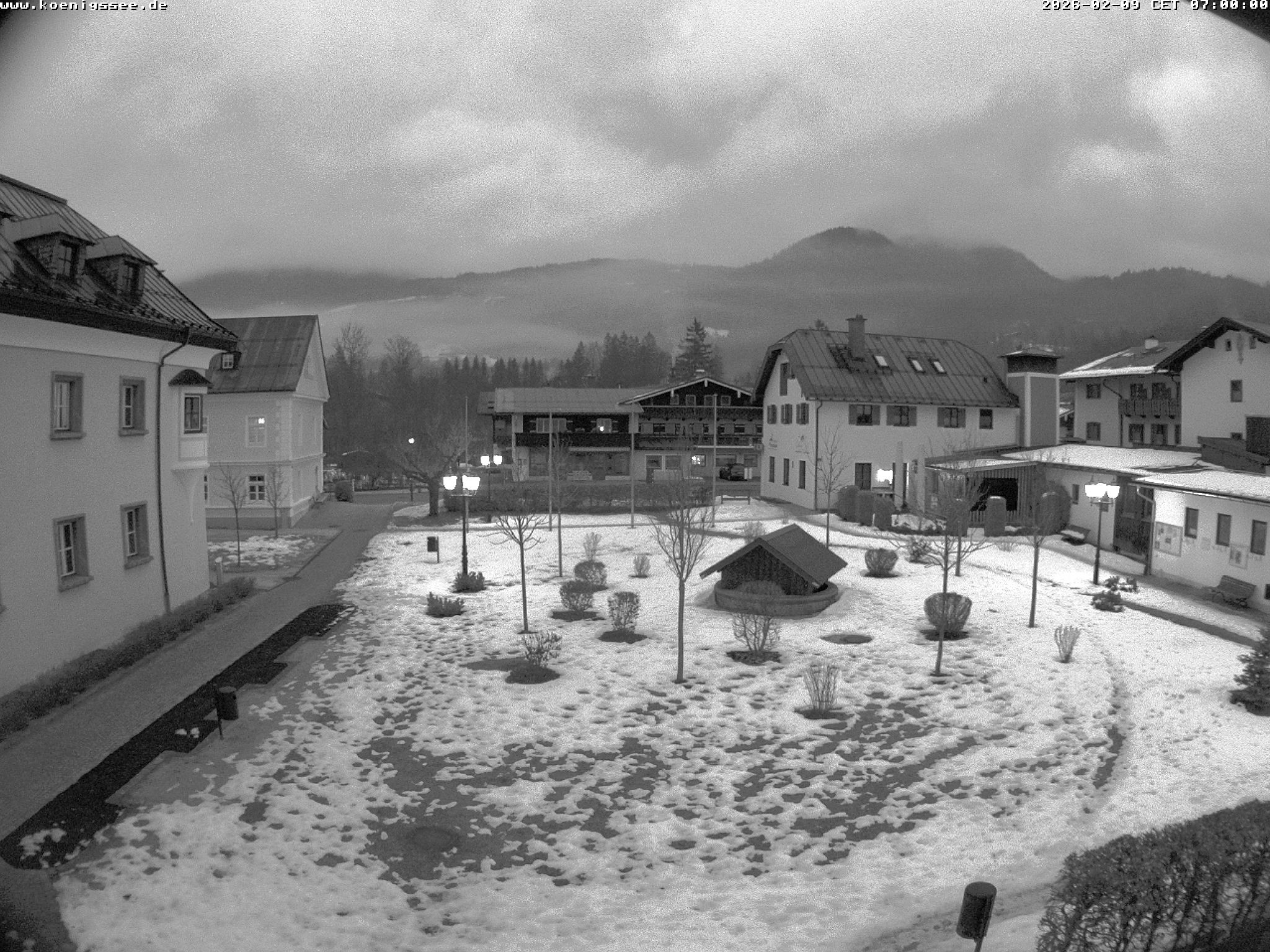 Archiv Foto Webcam Haus des Gastes - Königssee