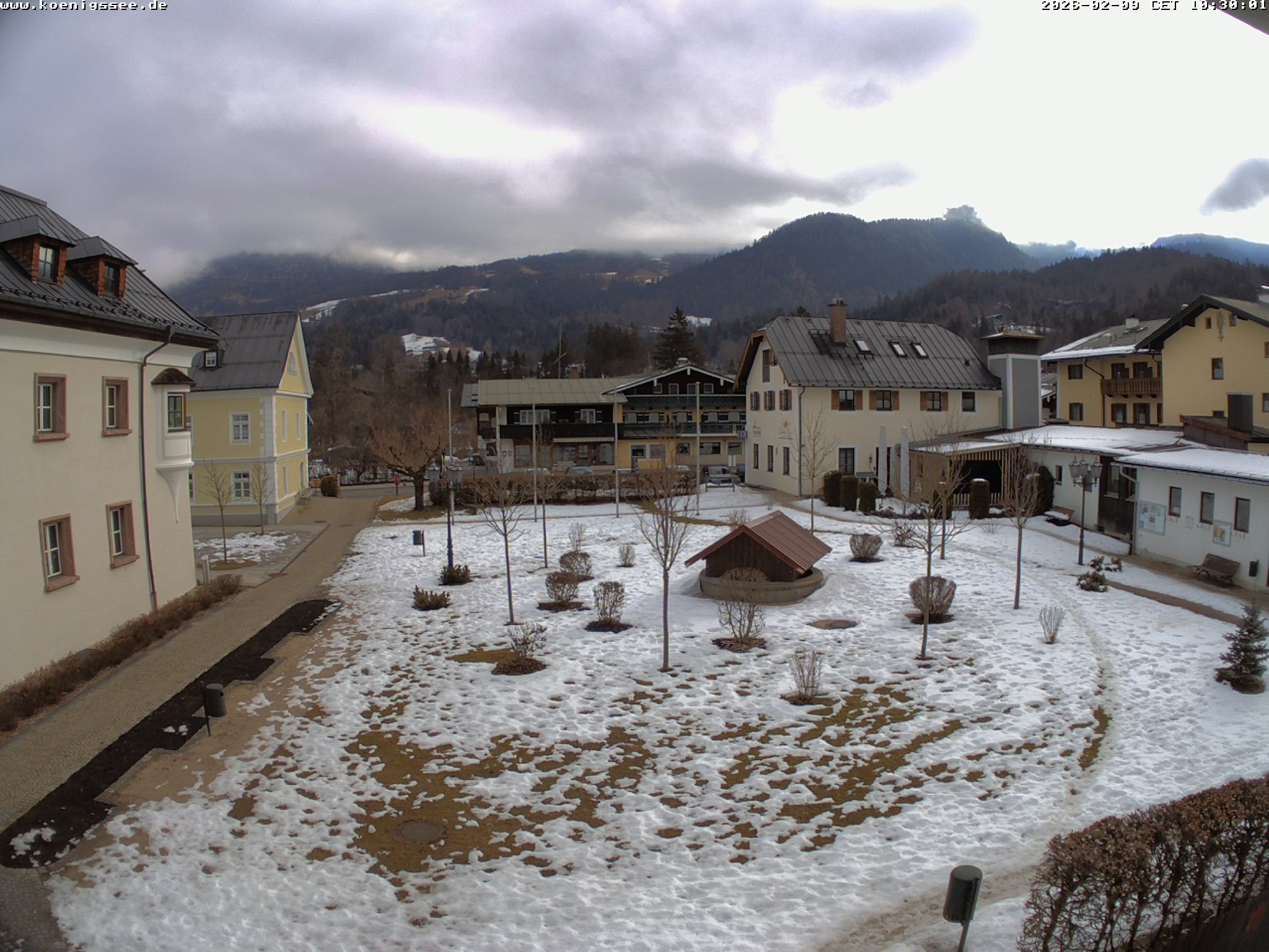 Archiv Foto Webcam Haus des Gastes - Königssee