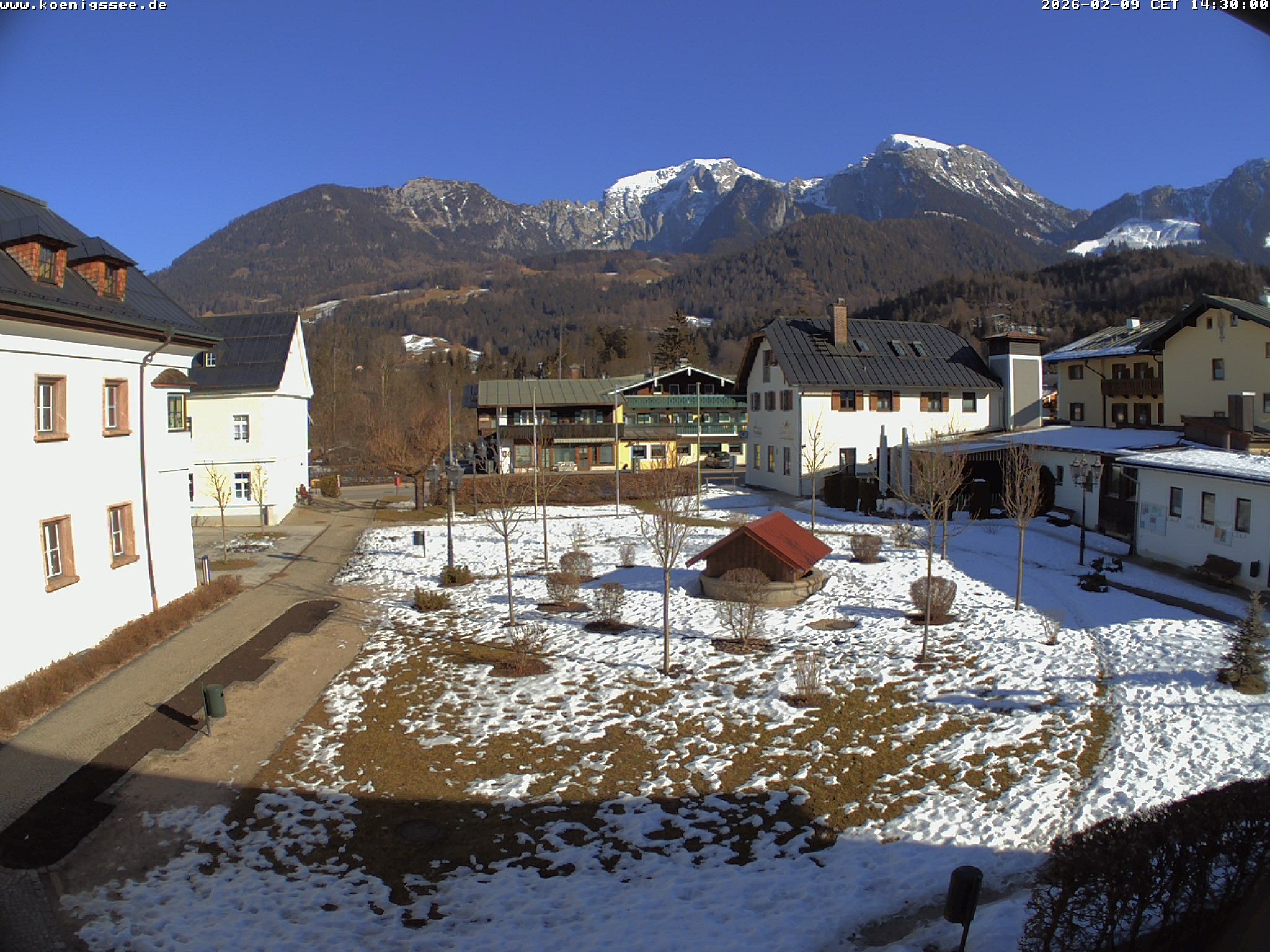 Archiv Foto Webcam Haus des Gastes - Königssee