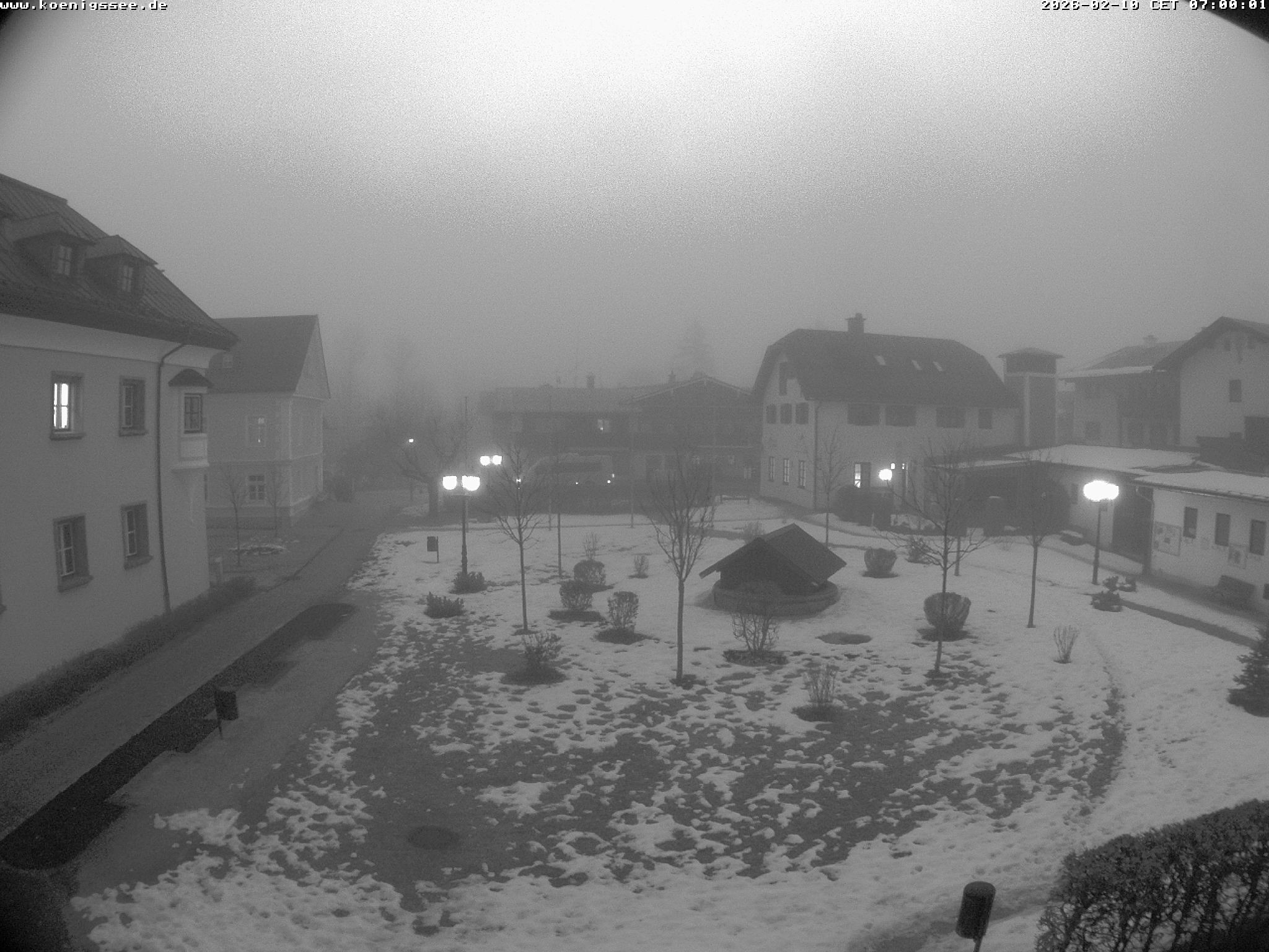 Archiv Foto Webcam Haus des Gastes - Königssee