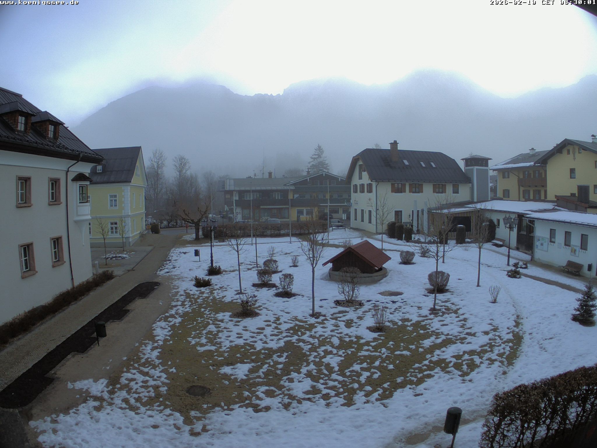 Archiv Foto Webcam Haus des Gastes - Königssee