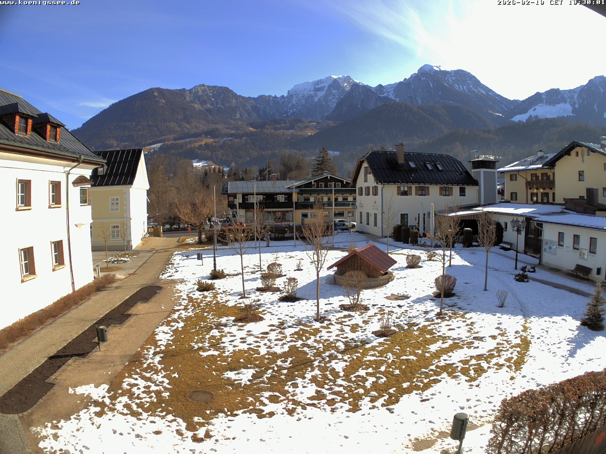 Archiv Foto Webcam Haus des Gastes - Königssee