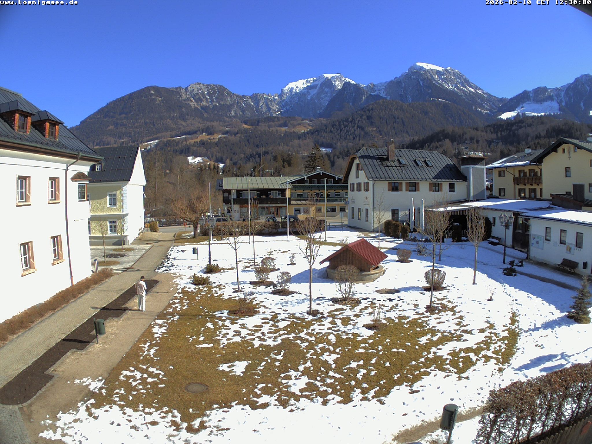 Archiv Foto Webcam Haus des Gastes - Königssee