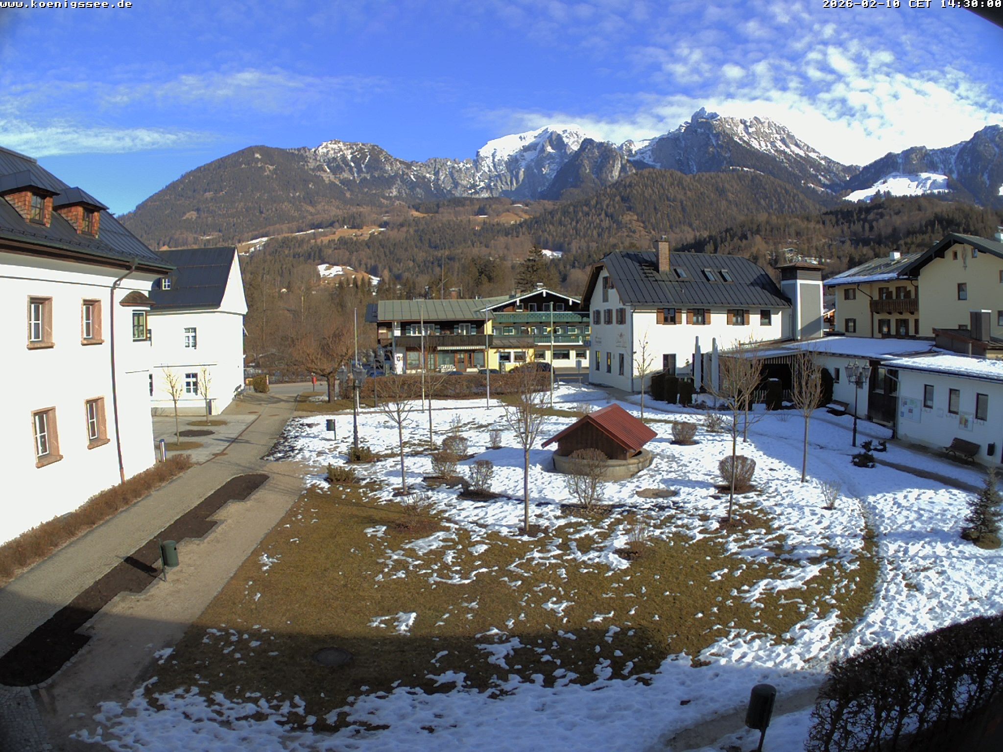 Archiv Foto Webcam Haus des Gastes - Königssee