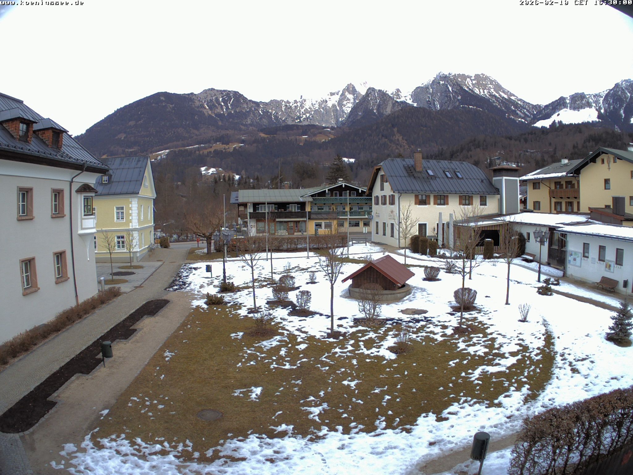 Archiv Foto Webcam Haus des Gastes - Königssee