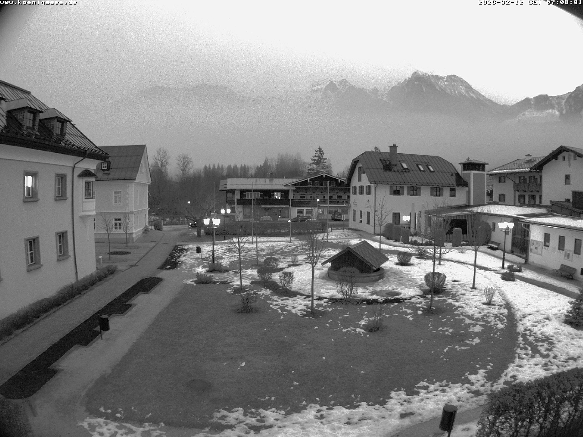 Archiv Foto Webcam Haus des Gastes - Königssee