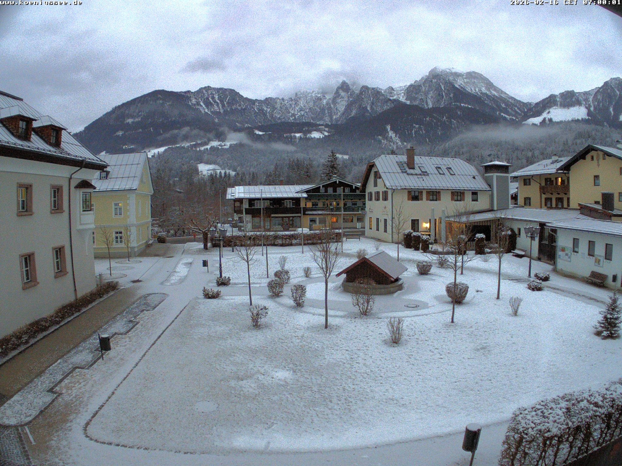 Archiv Foto Webcam Haus des Gastes - Königssee