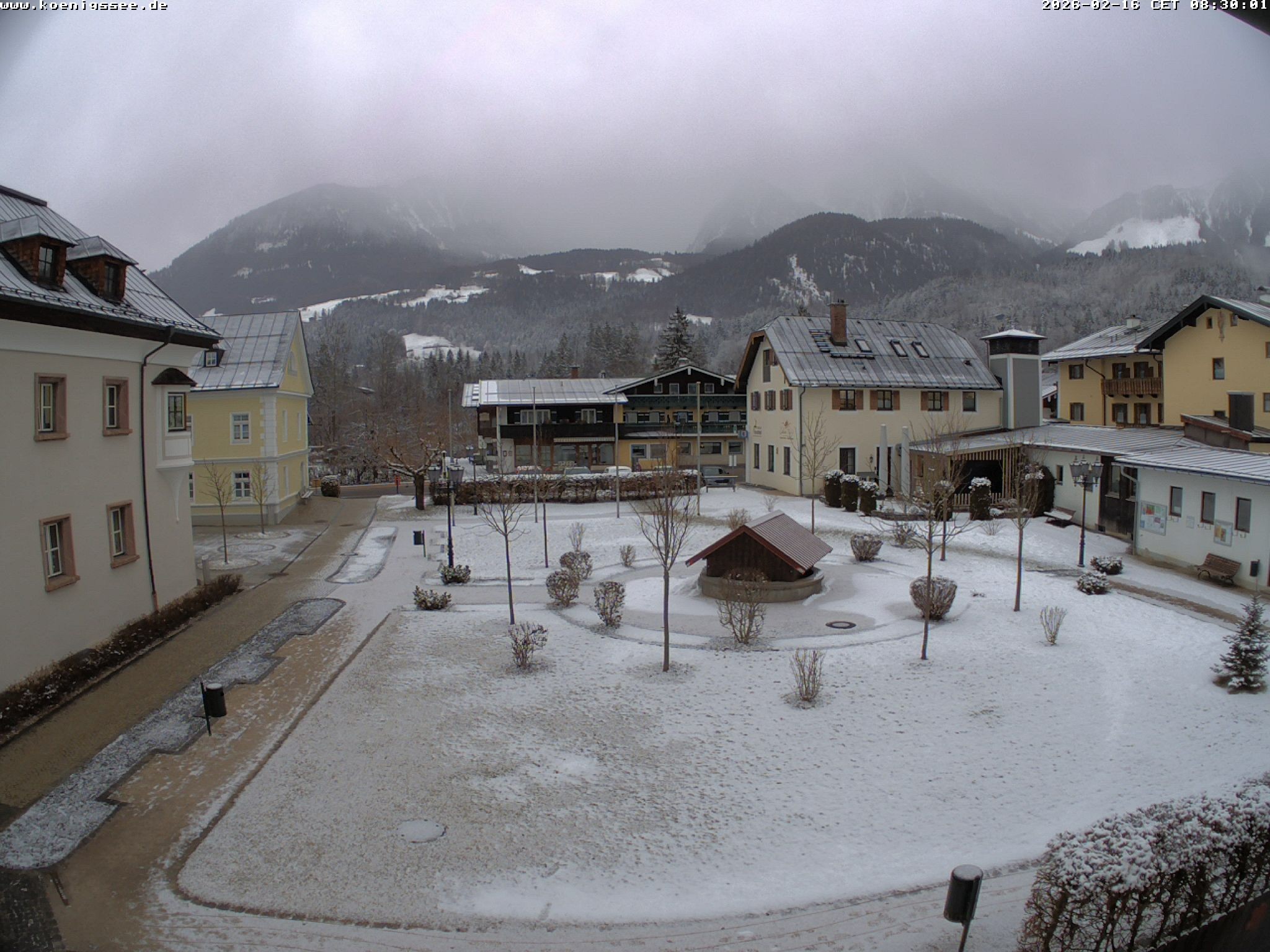 Archiv Foto Webcam Haus des Gastes - Königssee