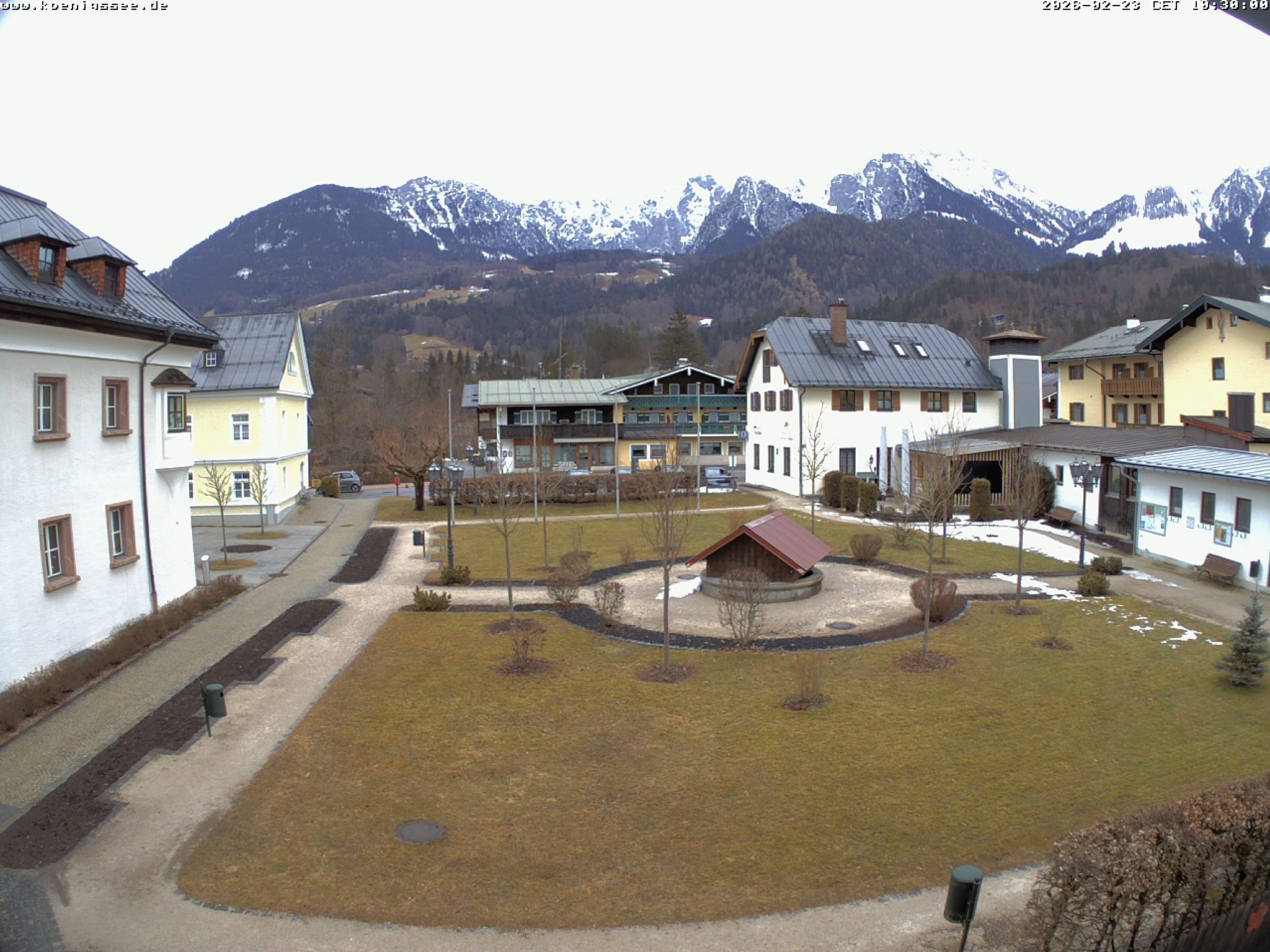 Archiv Foto Webcam Haus des Gastes - Königssee