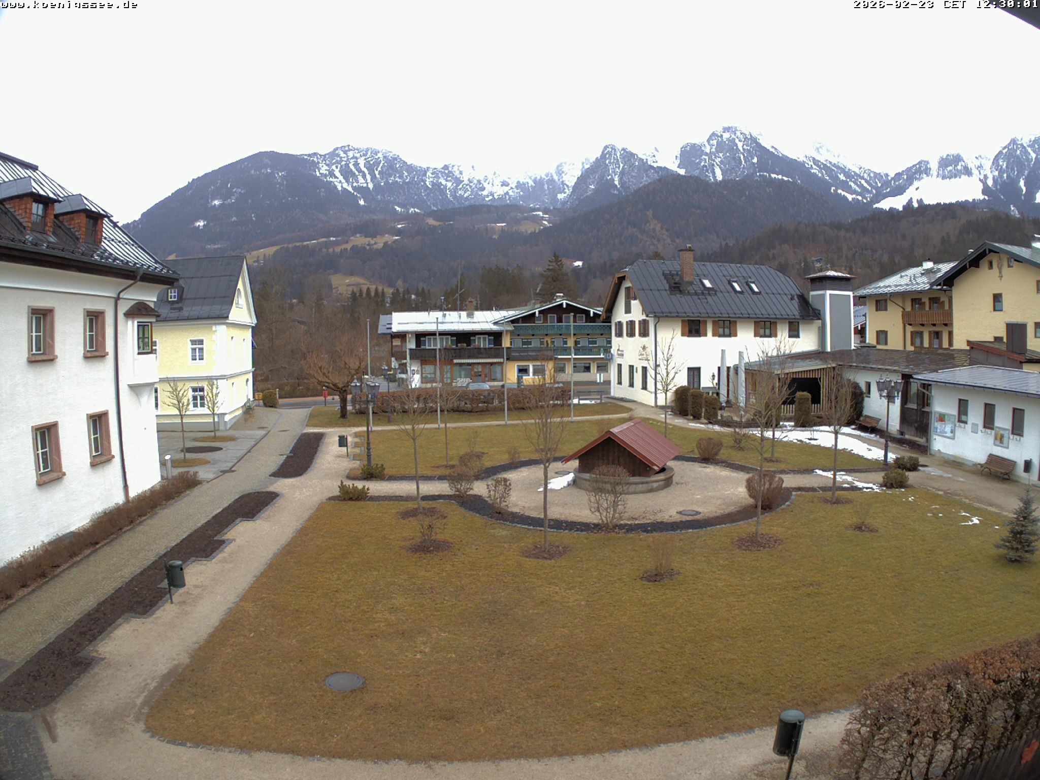 Archiv Foto Webcam Haus des Gastes - Königssee