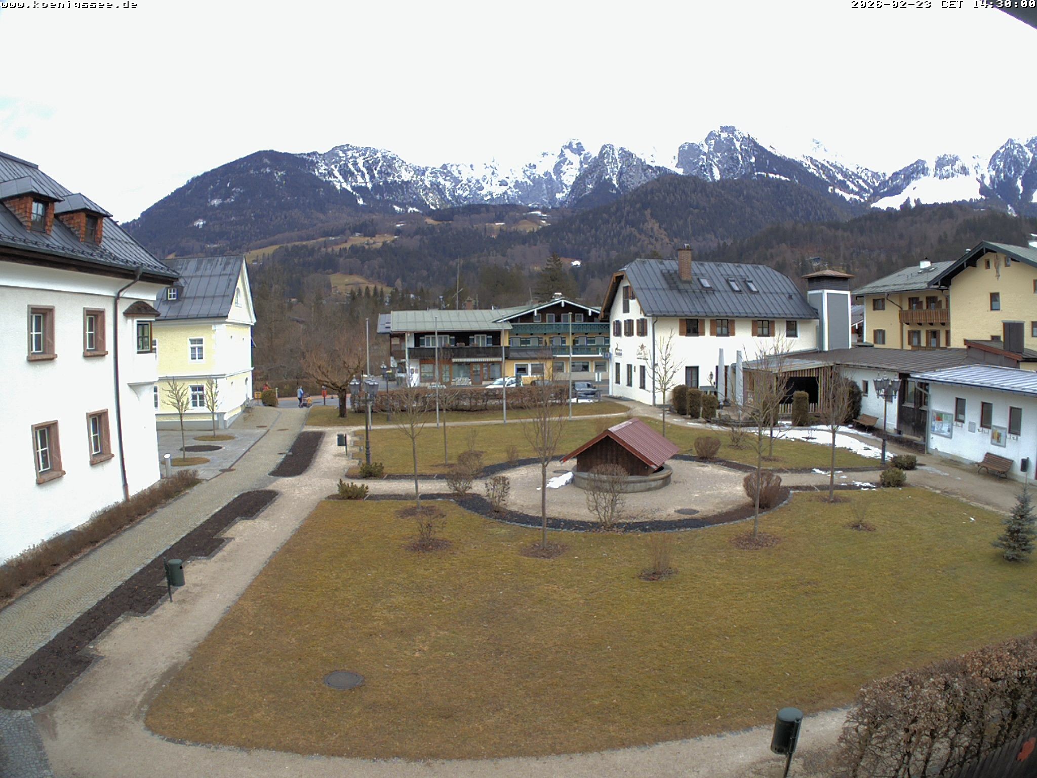 Archiv Foto Webcam Haus des Gastes - Königssee