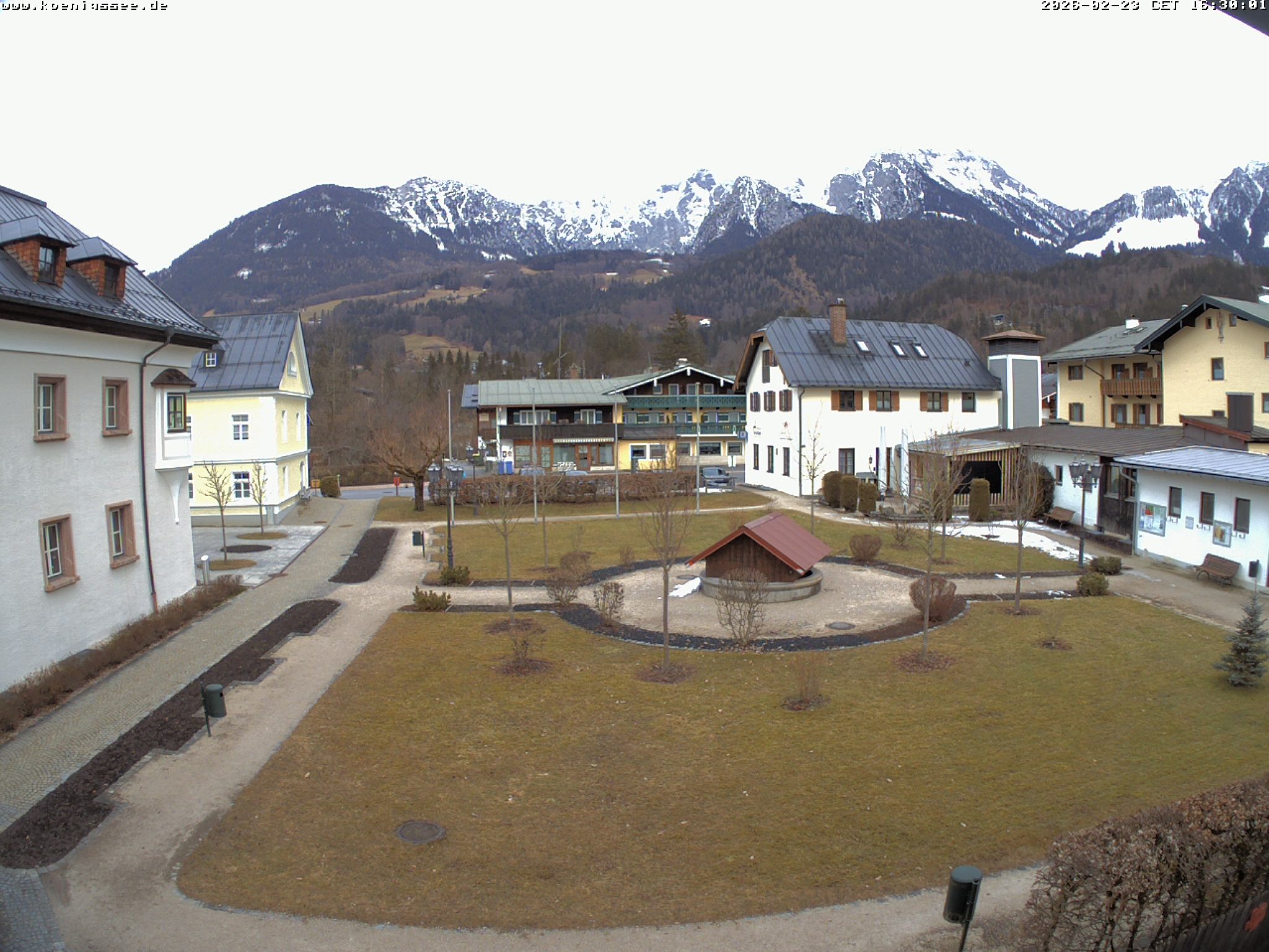 Archiv Foto Webcam Haus des Gastes - Königssee