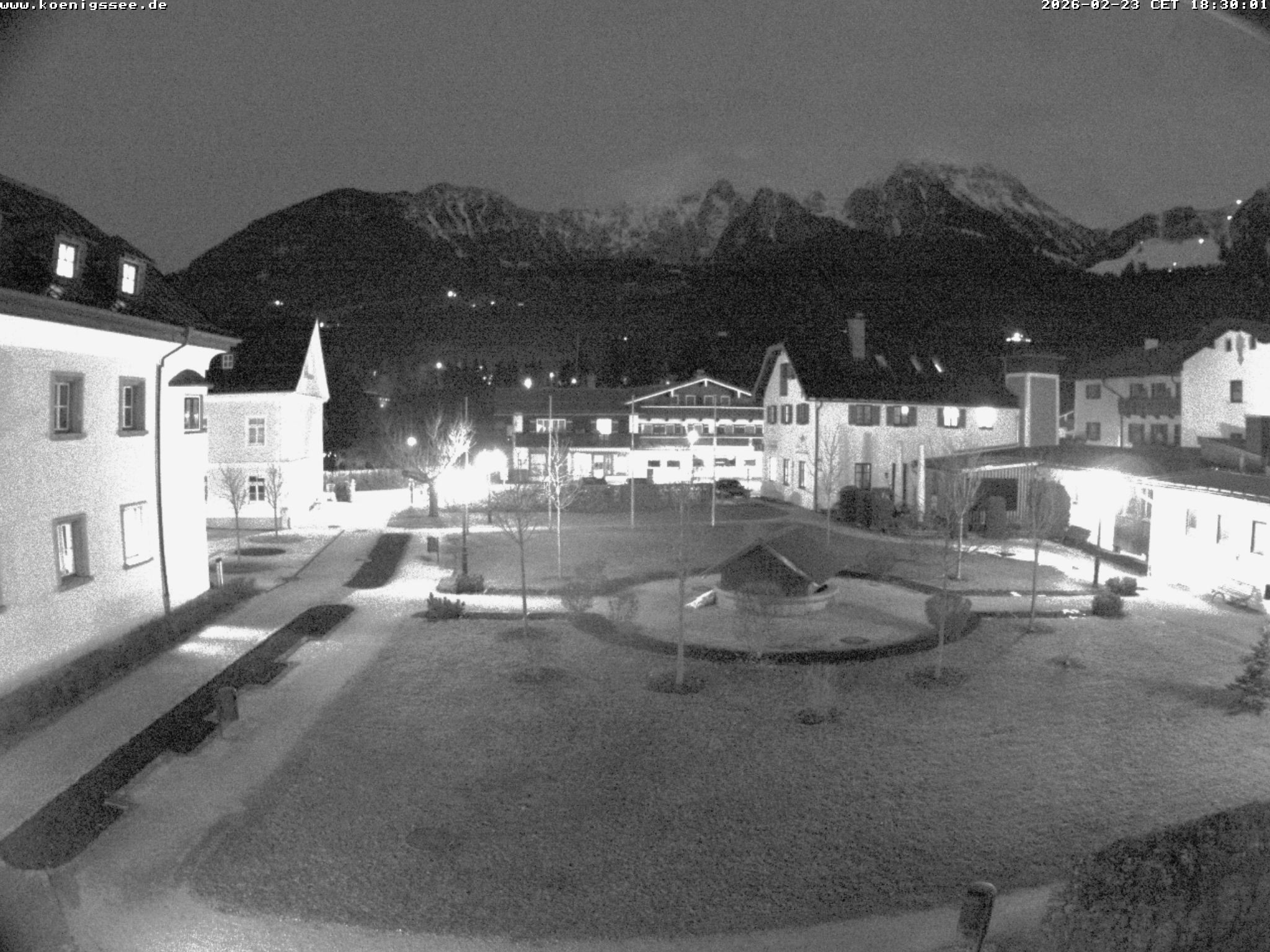 Archiv Foto Webcam Haus des Gastes - Königssee