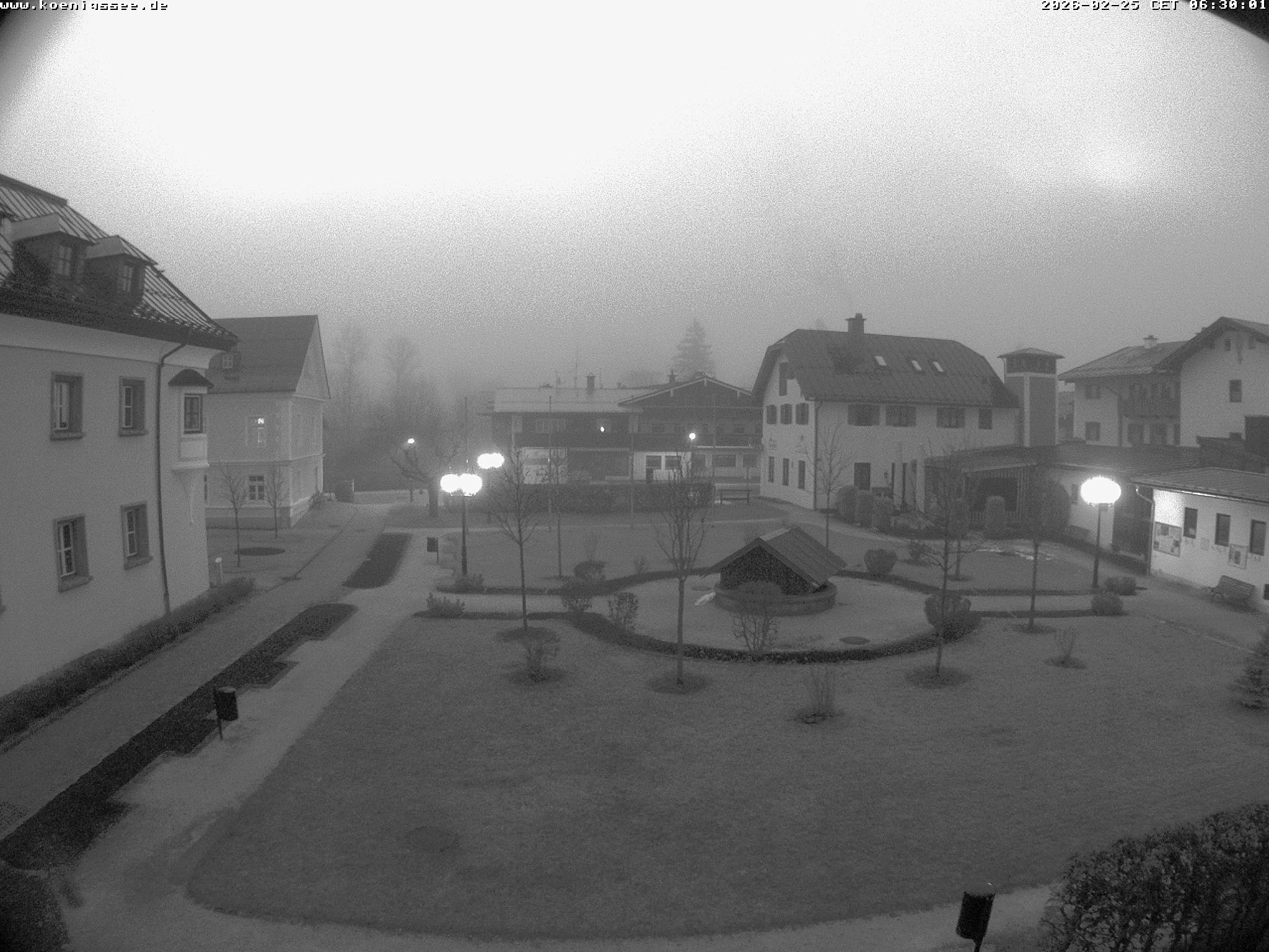 Archiv Foto Webcam Haus des Gastes - Königssee