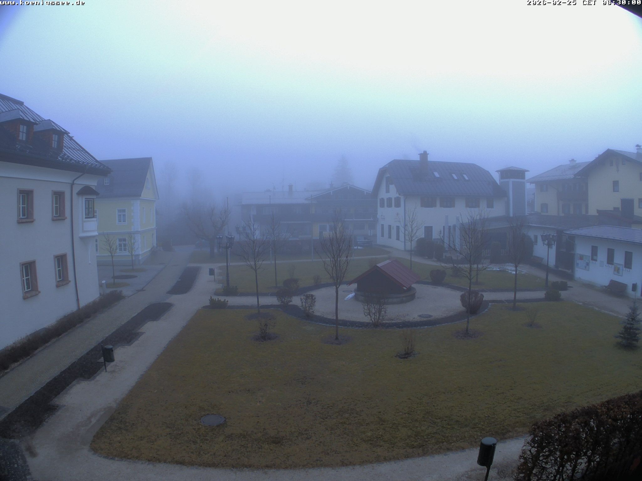 Archiv Foto Webcam Haus des Gastes - Königssee