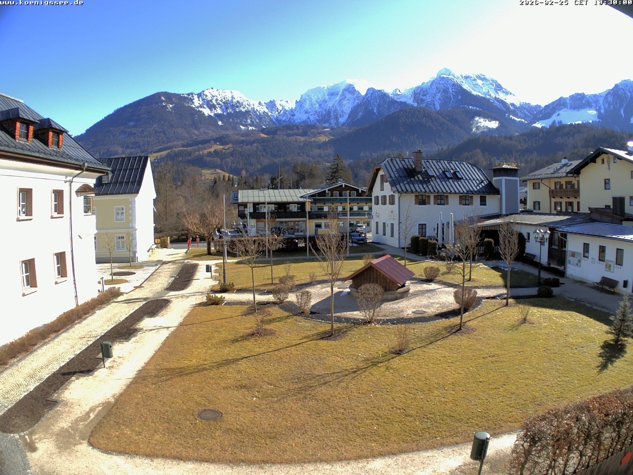 Archiv Foto Webcam Haus des Gastes - Königssee