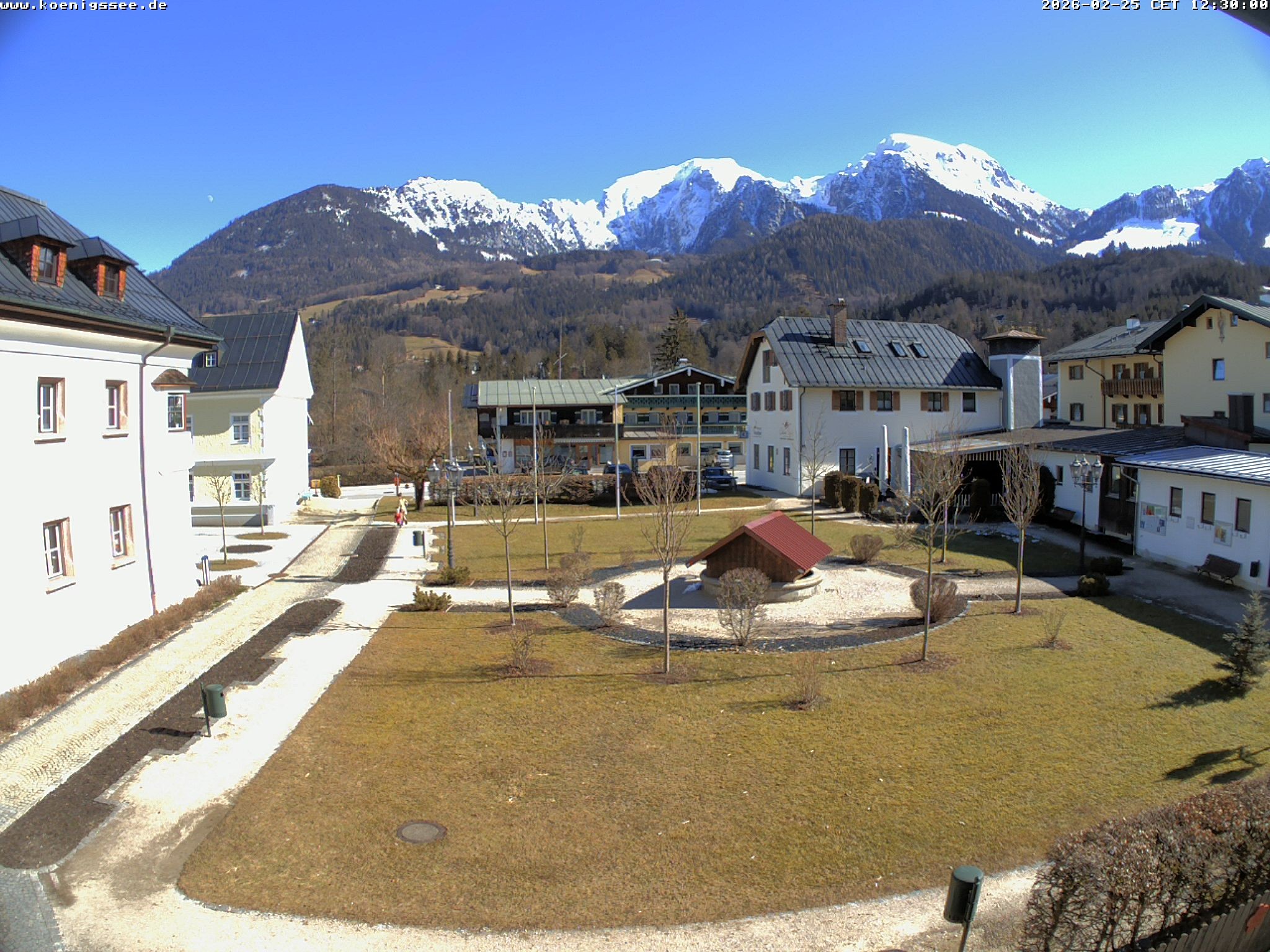 Archiv Foto Webcam Haus des Gastes - Königssee