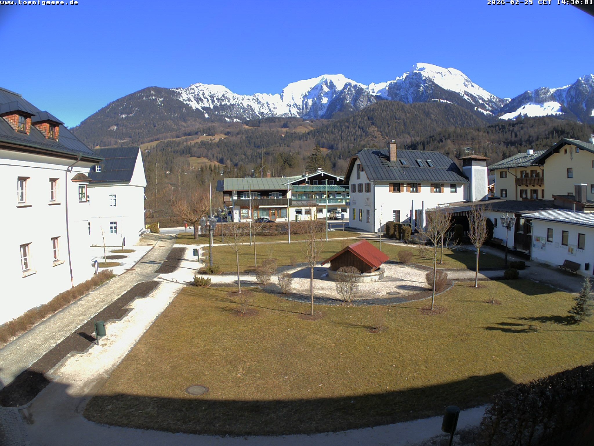Archiv Foto Webcam Haus des Gastes - Königssee