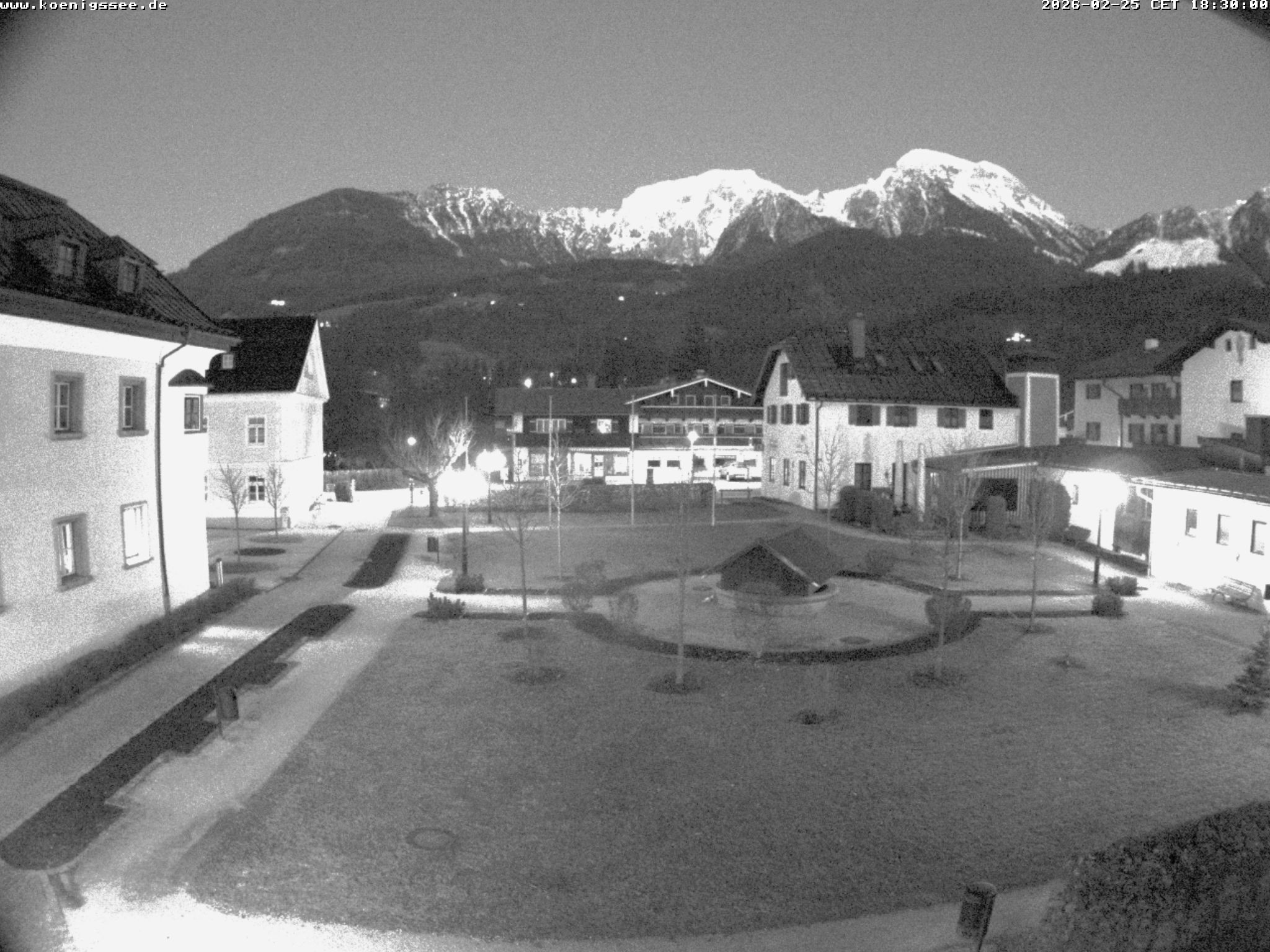 Archiv Foto Webcam Haus des Gastes - Königssee