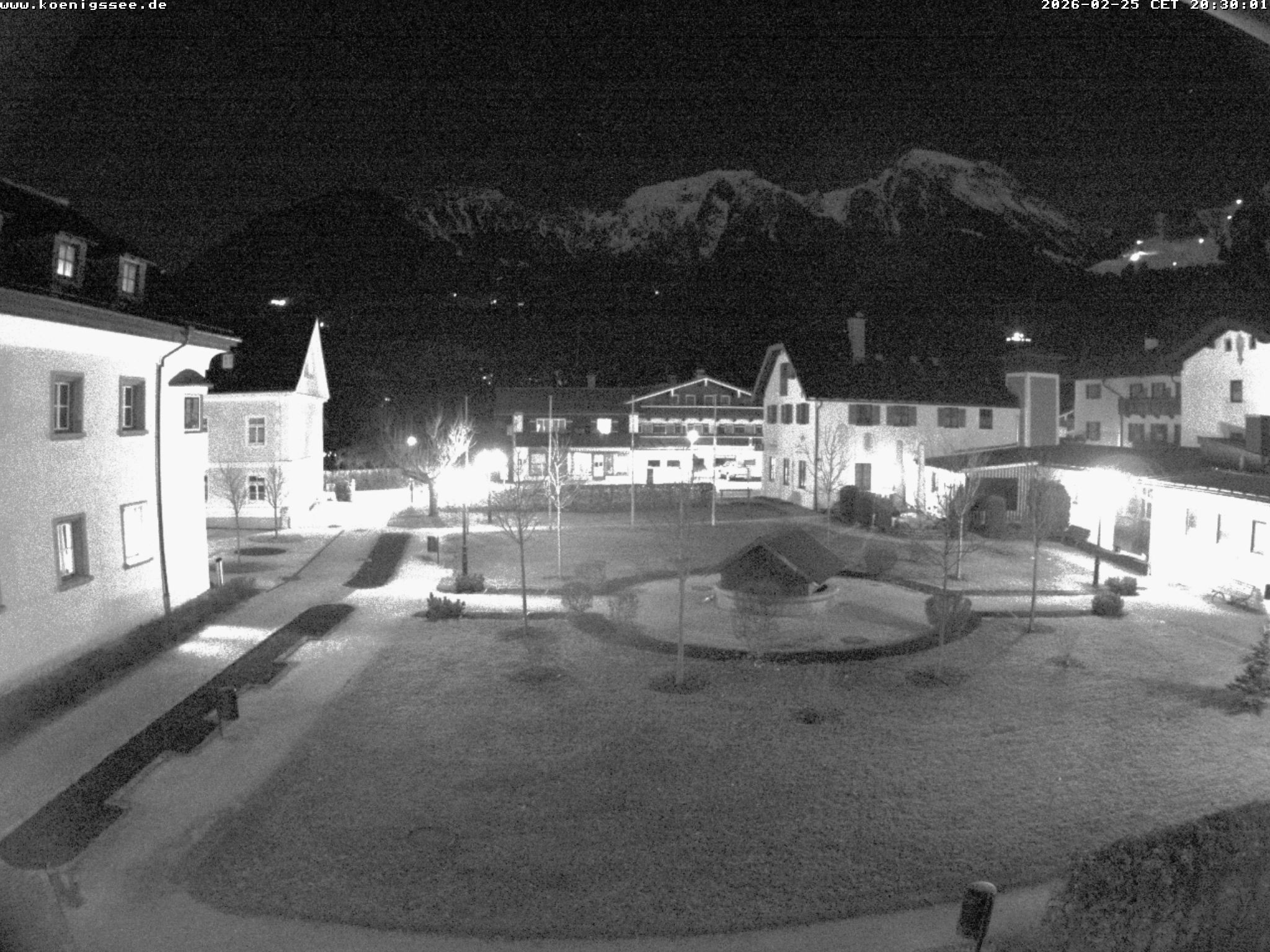 Archiv Foto Webcam Haus des Gastes - Königssee