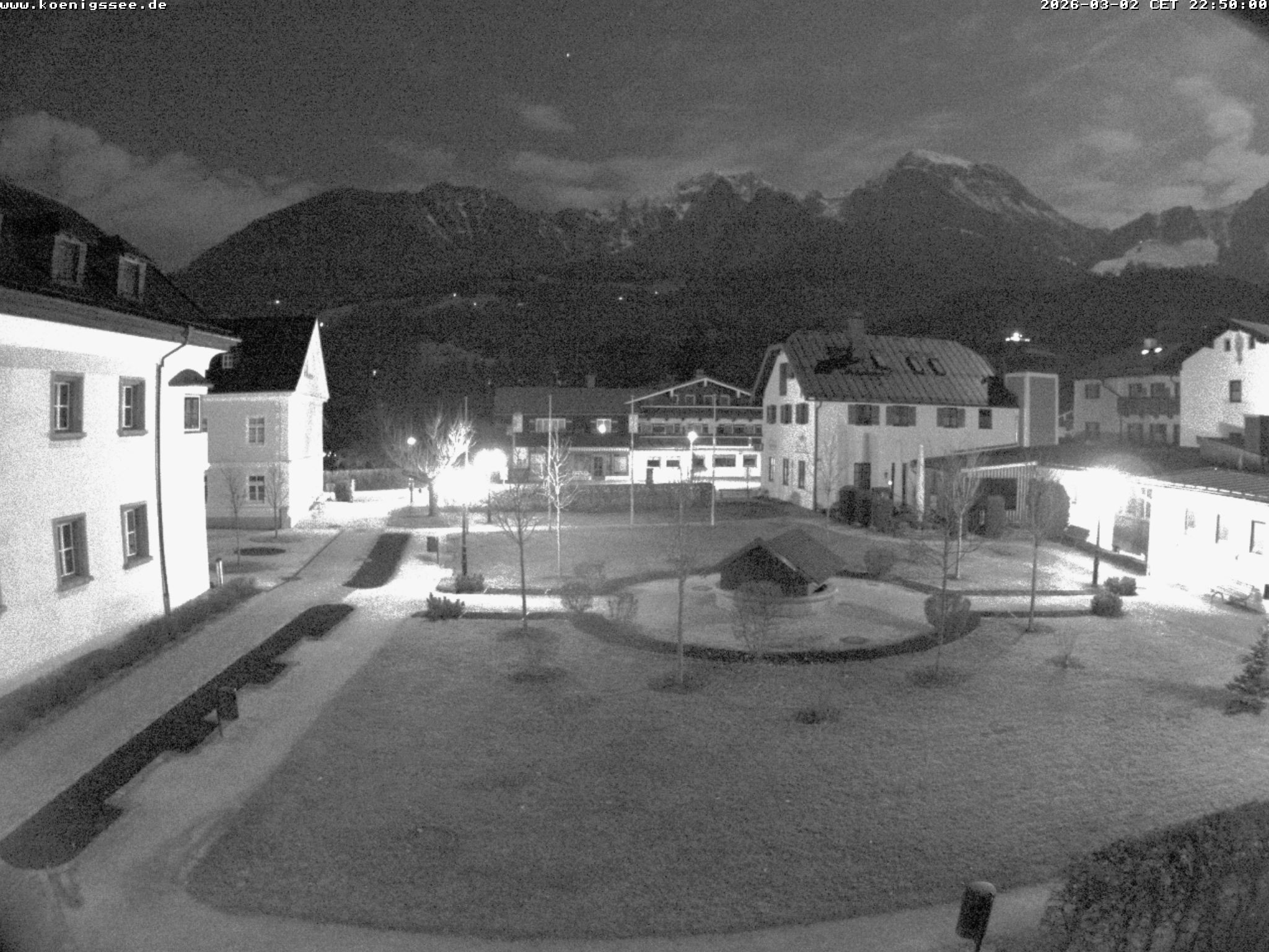 Archiv Foto Webcam Haus des Gastes - Königssee