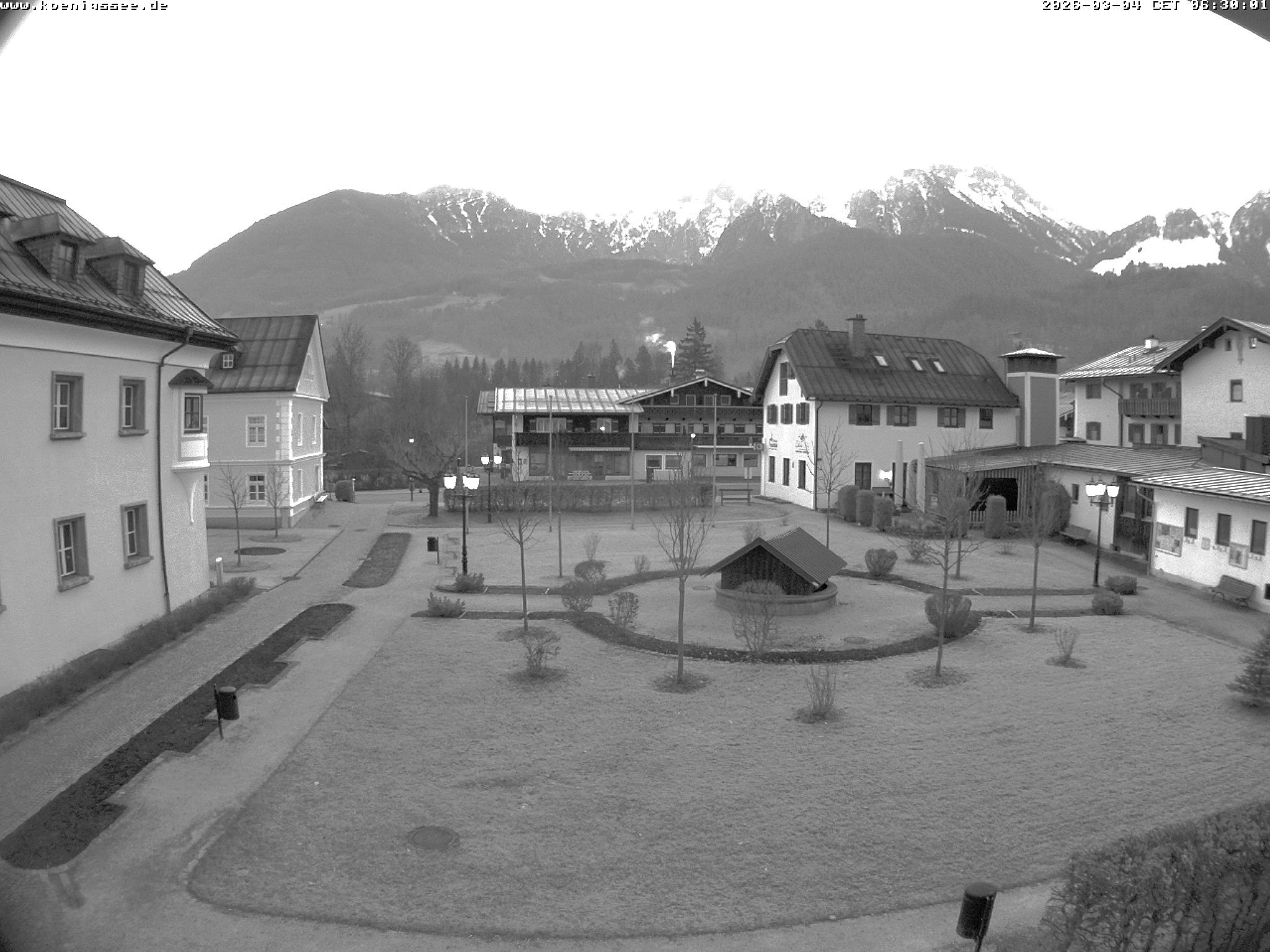 Archiv Foto Webcam Haus des Gastes - Königssee