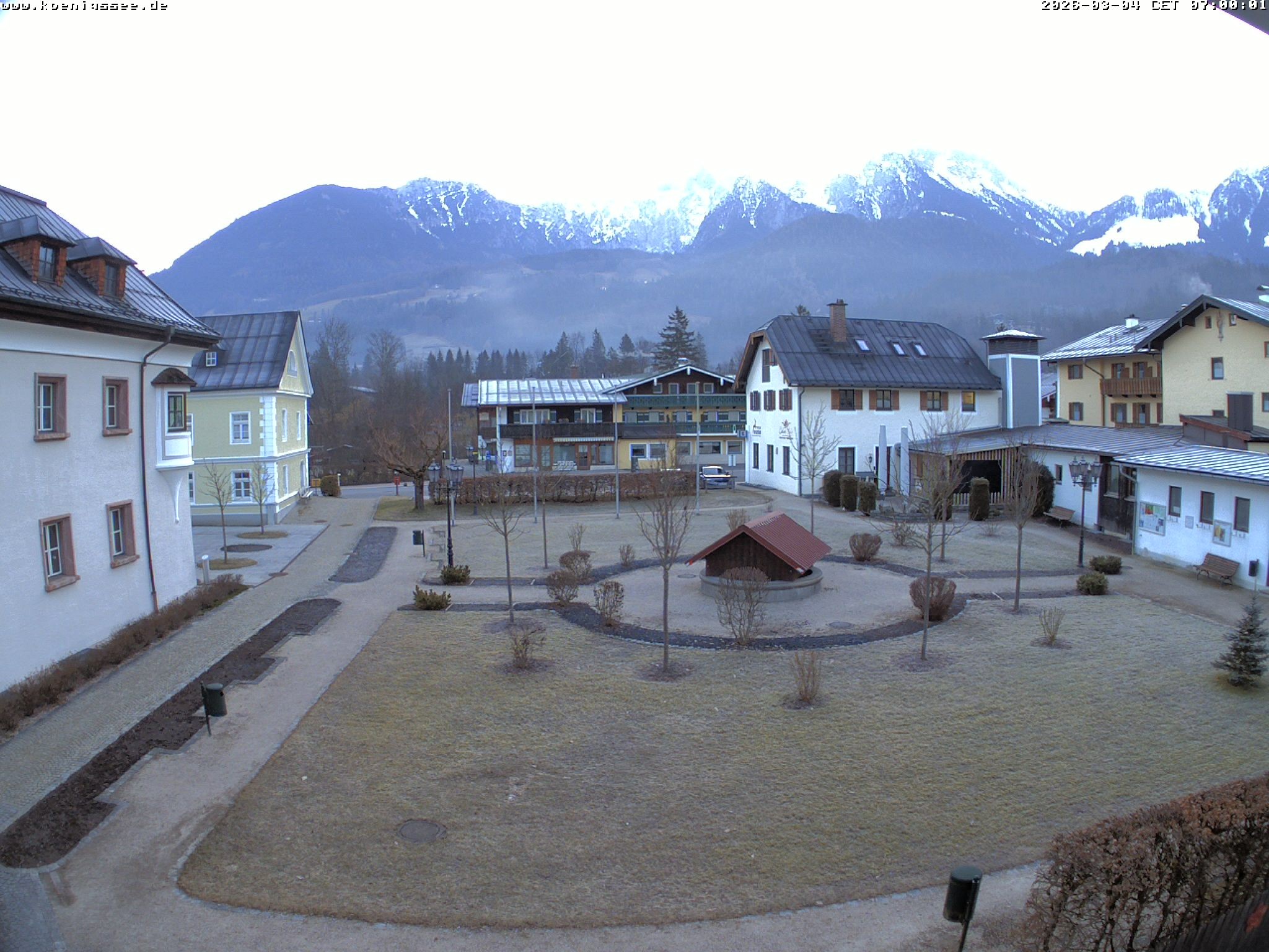 Archiv Foto Webcam Haus des Gastes - Königssee