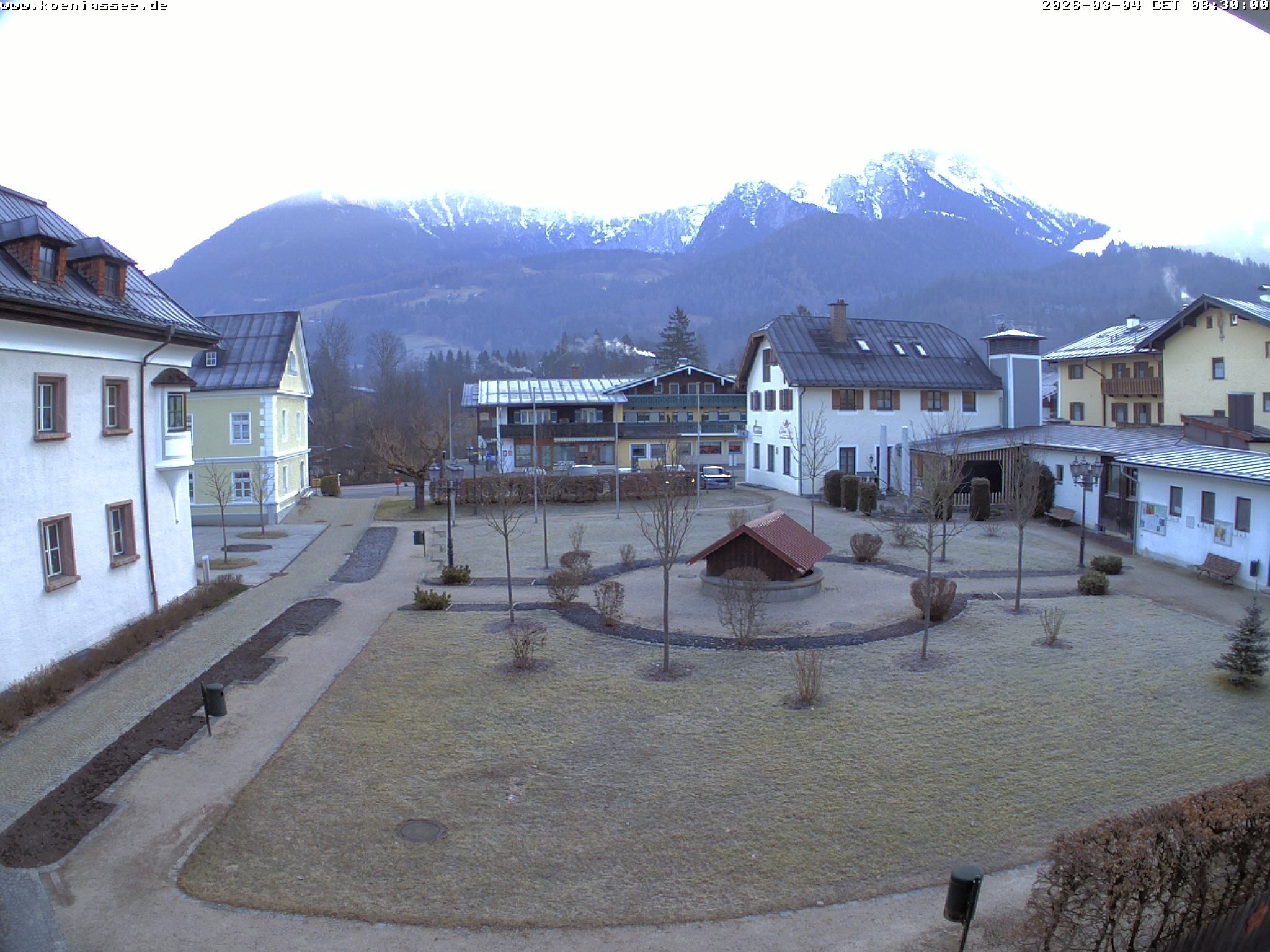 Archiv Foto Webcam Haus des Gastes - Königssee