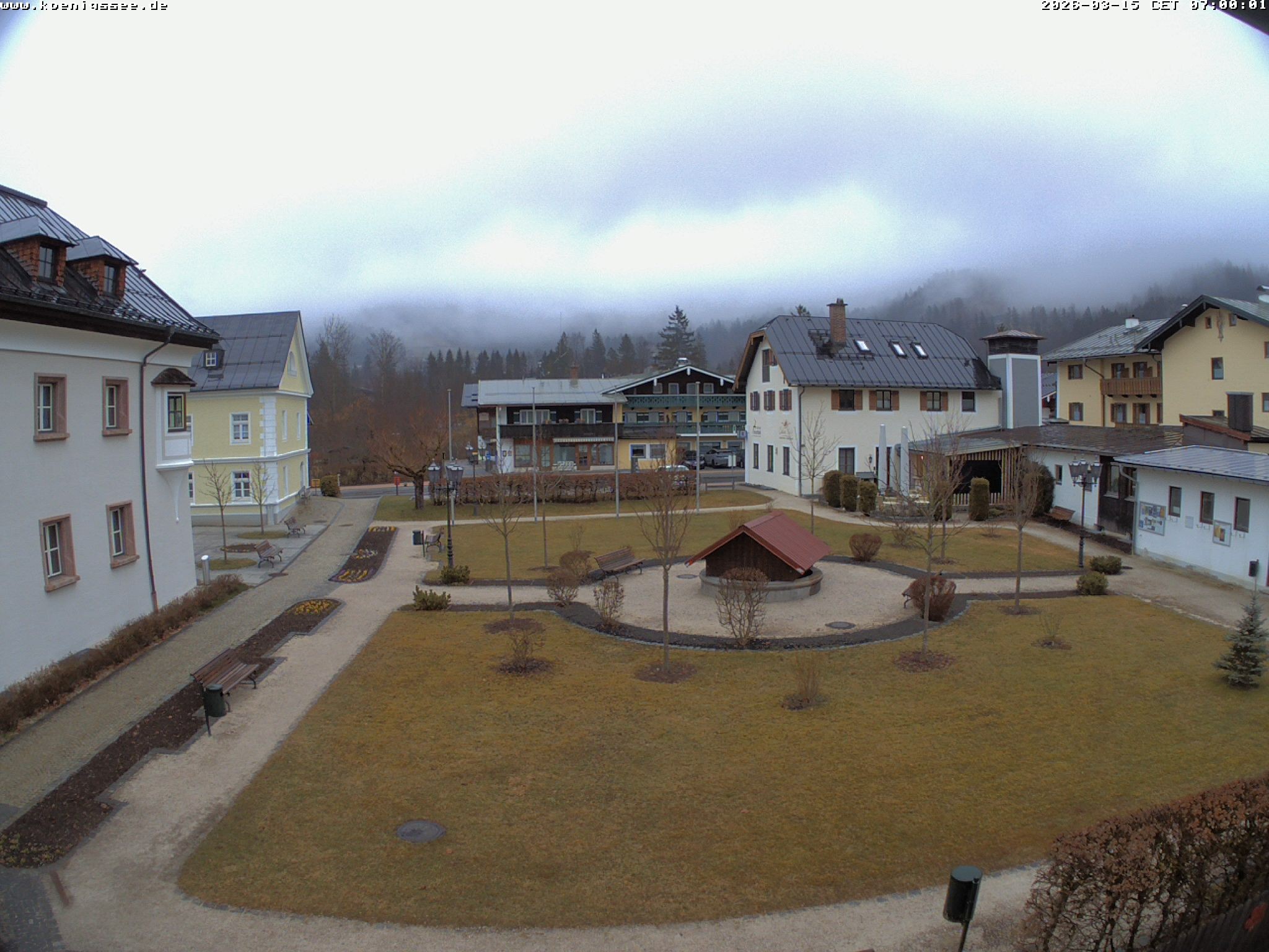 Archiv Foto Webcam Haus des Gastes - Königssee