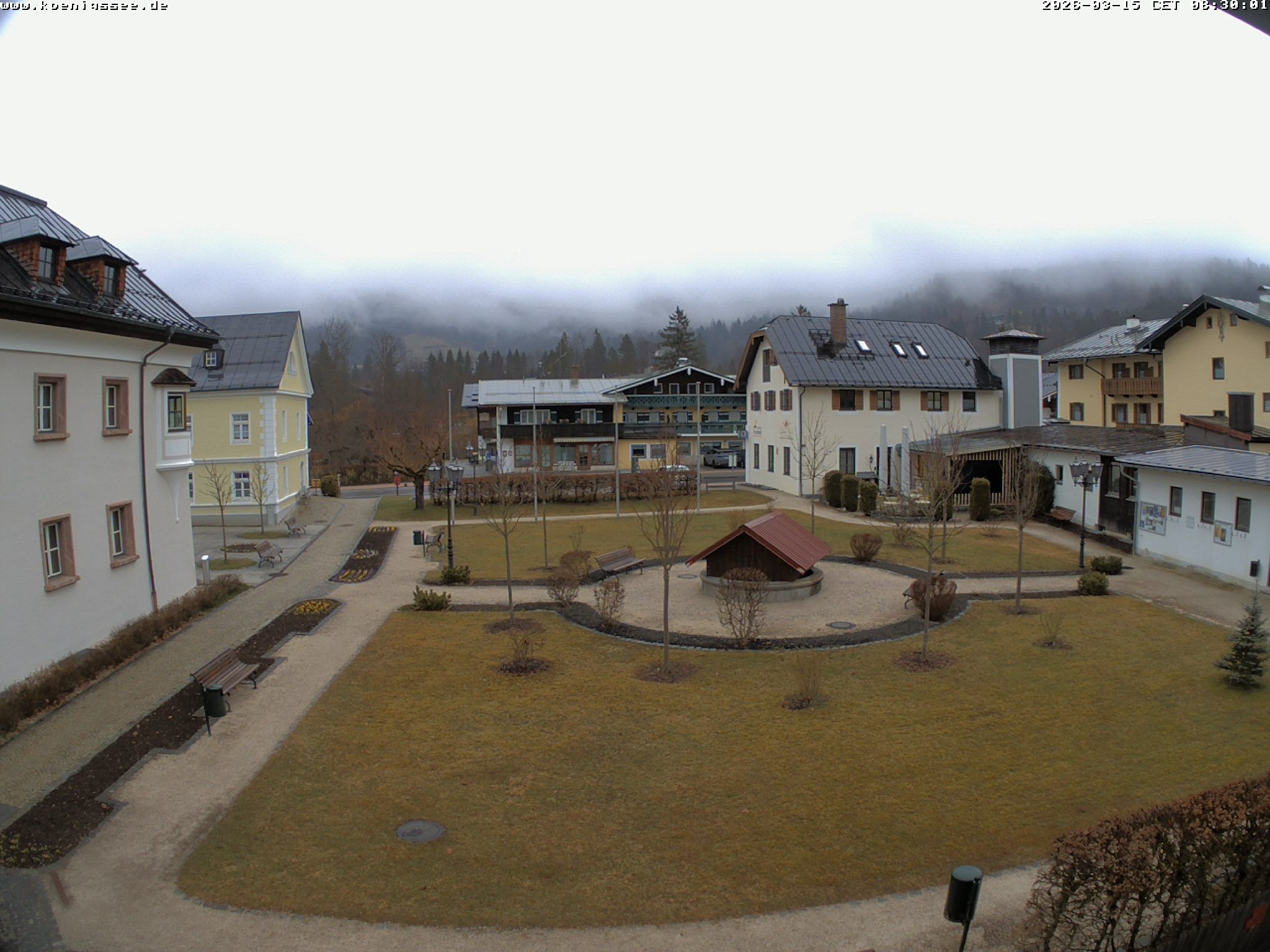Archiv Foto Webcam Haus des Gastes - Königssee