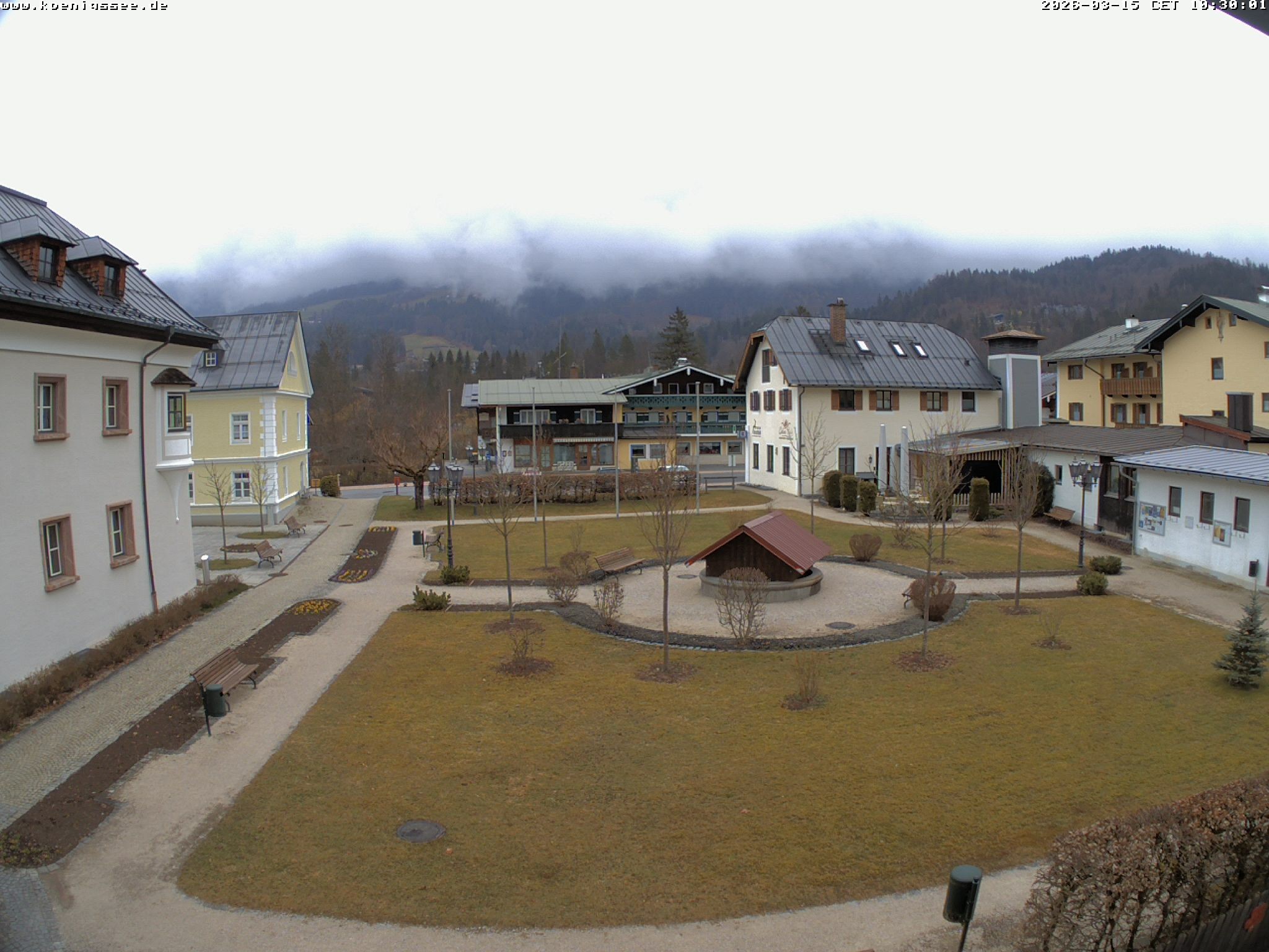 Archiv Foto Webcam Haus des Gastes - Königssee