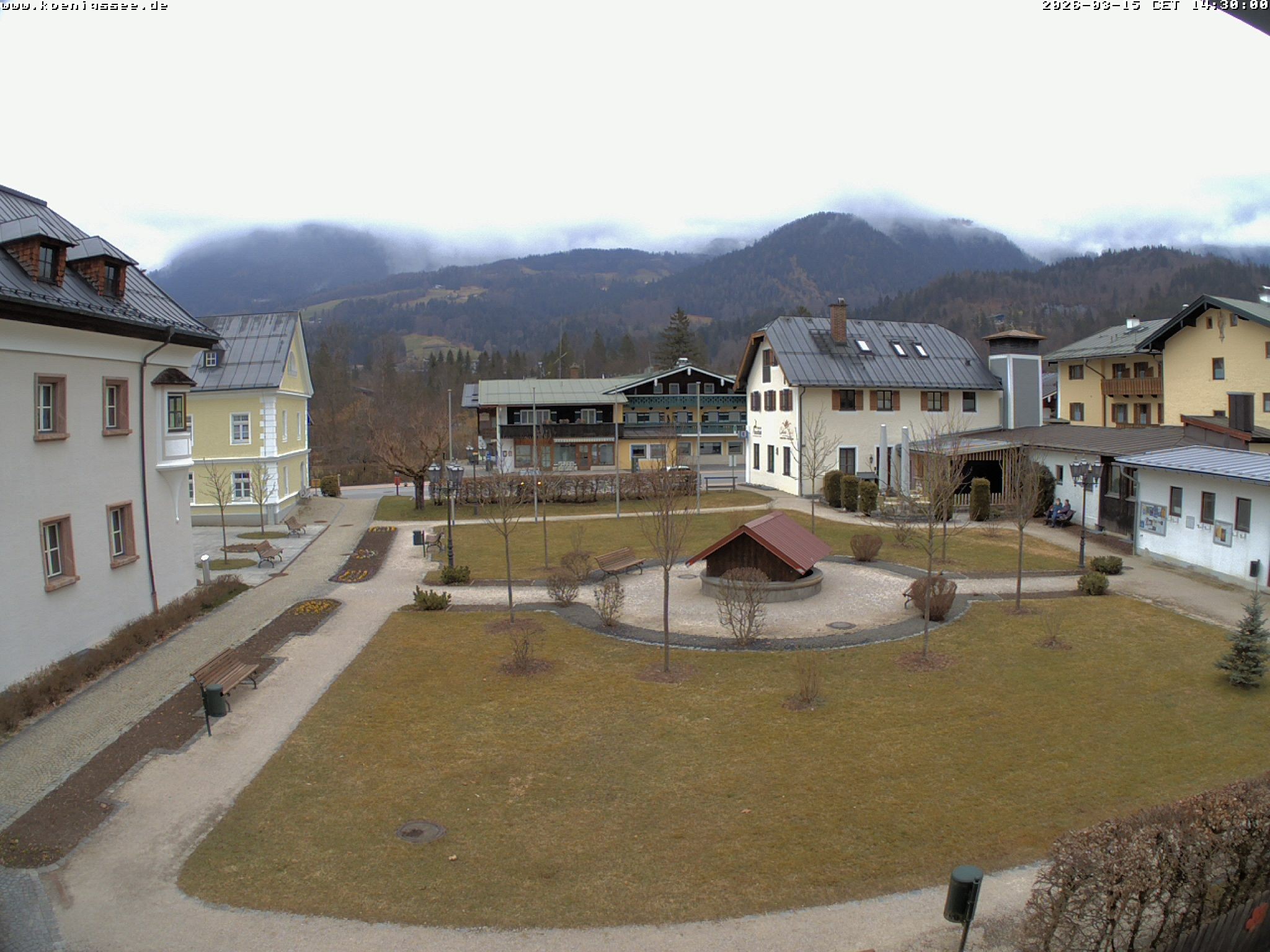 Archiv Foto Webcam Haus des Gastes - Königssee