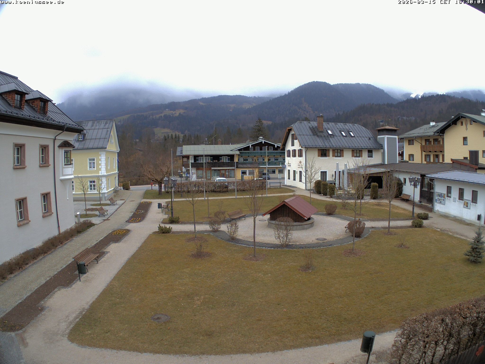 Archiv Foto Webcam Haus des Gastes - Königssee