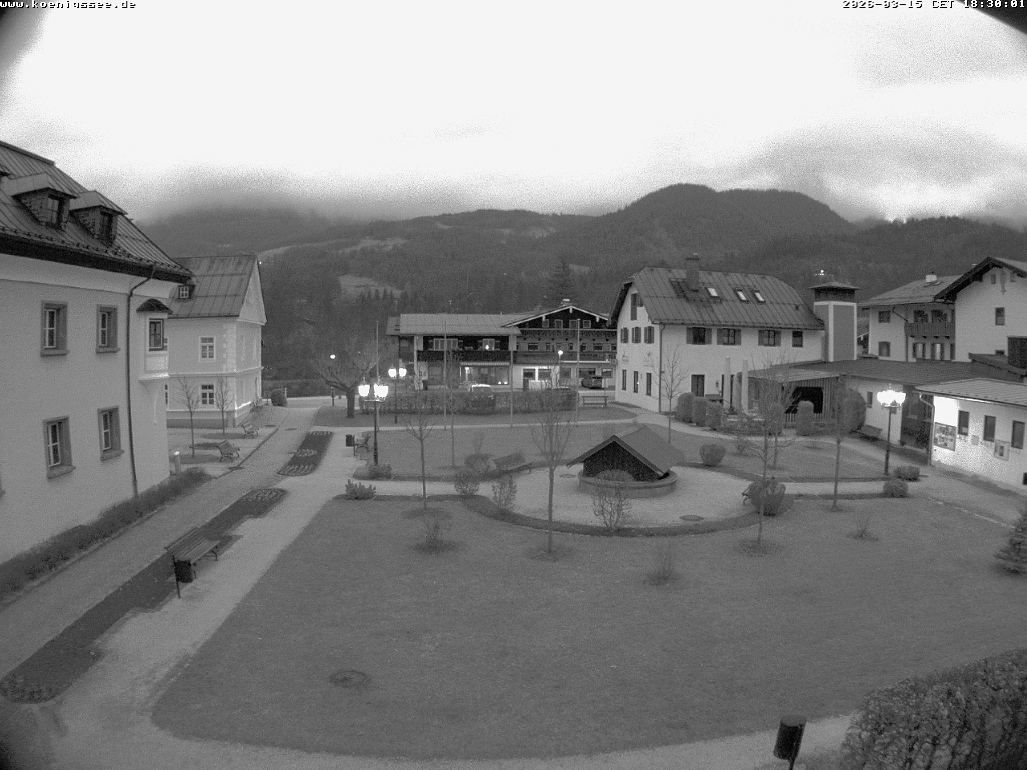 Archiv Foto Webcam Haus des Gastes - Königssee