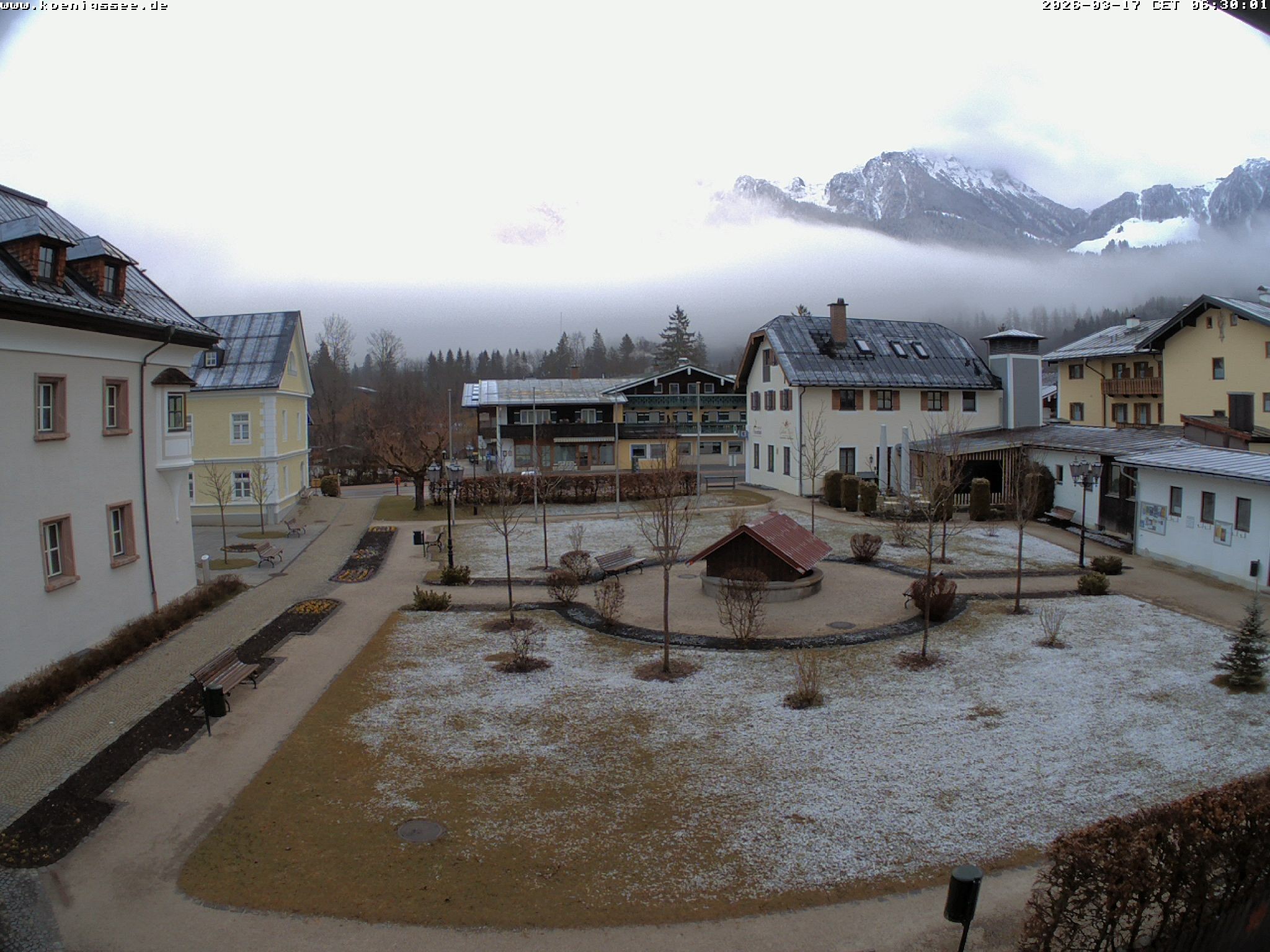 Archiv Foto Webcam Haus des Gastes - Königssee