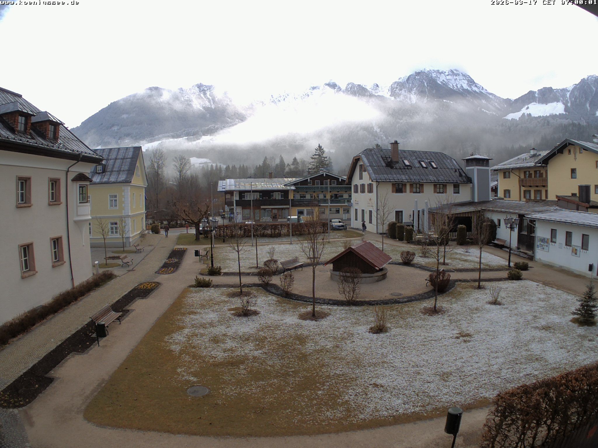 Archiv Foto Webcam Haus des Gastes - Königssee