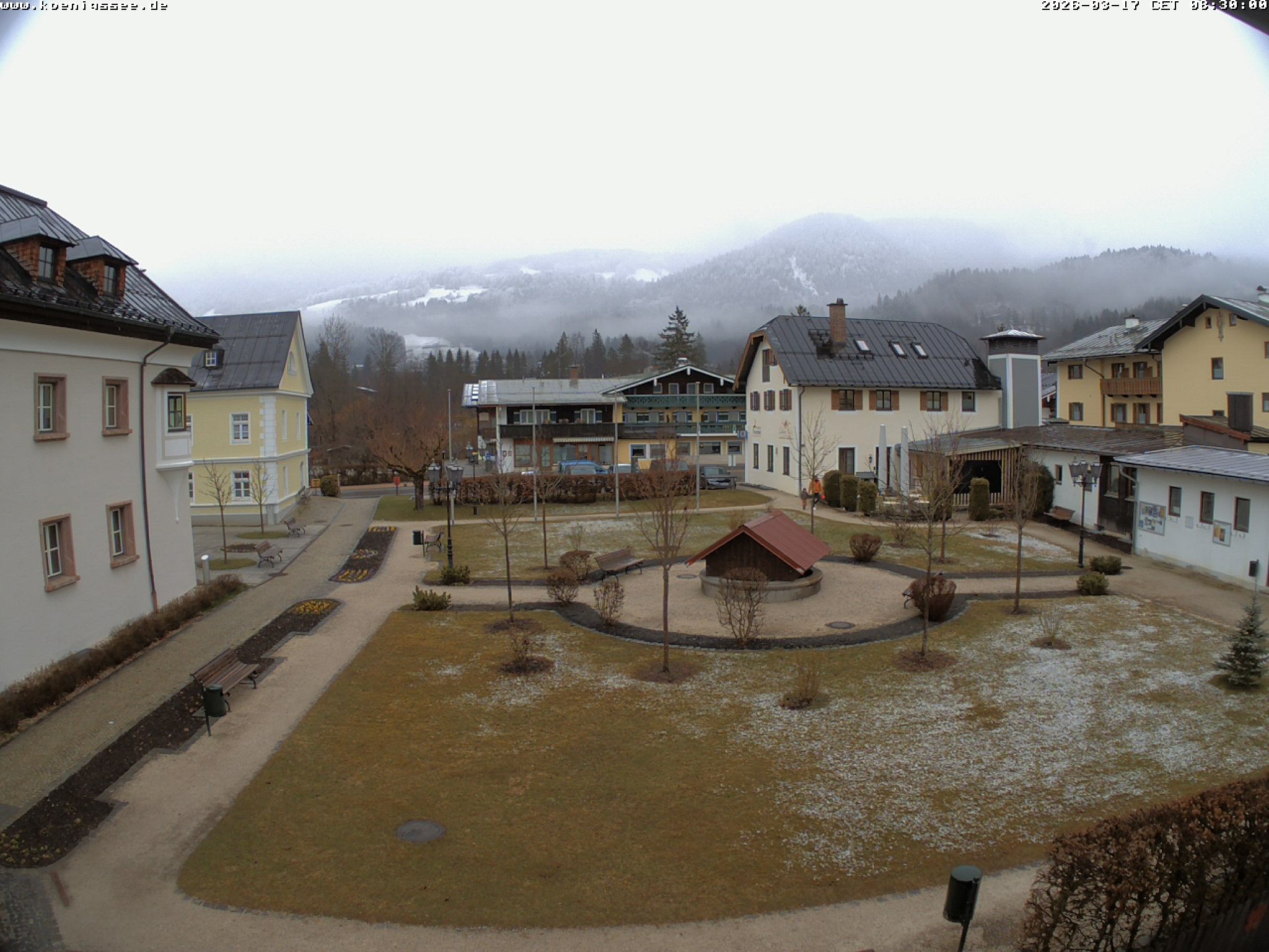 Archiv Foto Webcam Haus des Gastes - Königssee