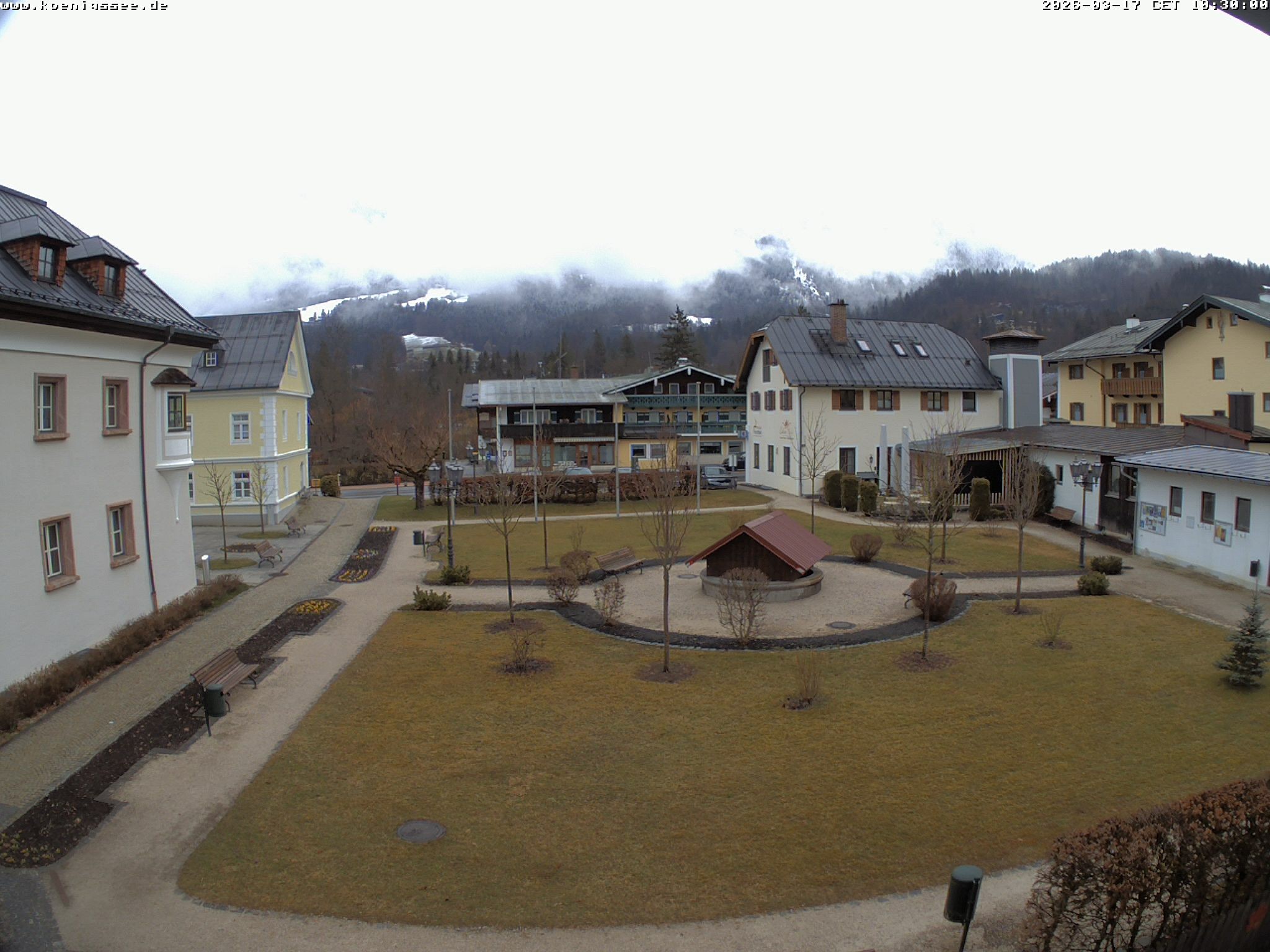 Archiv Foto Webcam Haus des Gastes - Königssee