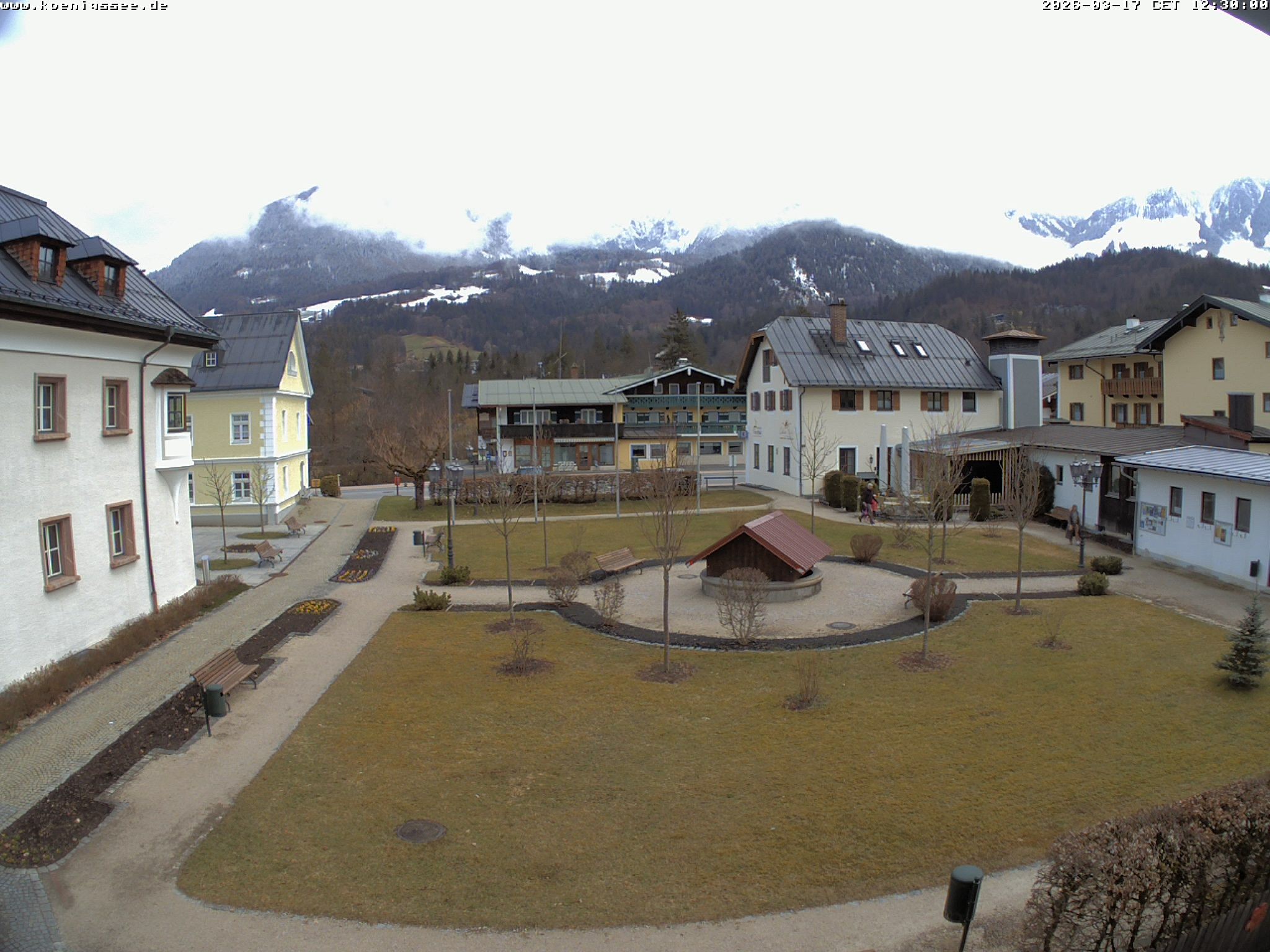 Archiv Foto Webcam Haus des Gastes - Königssee