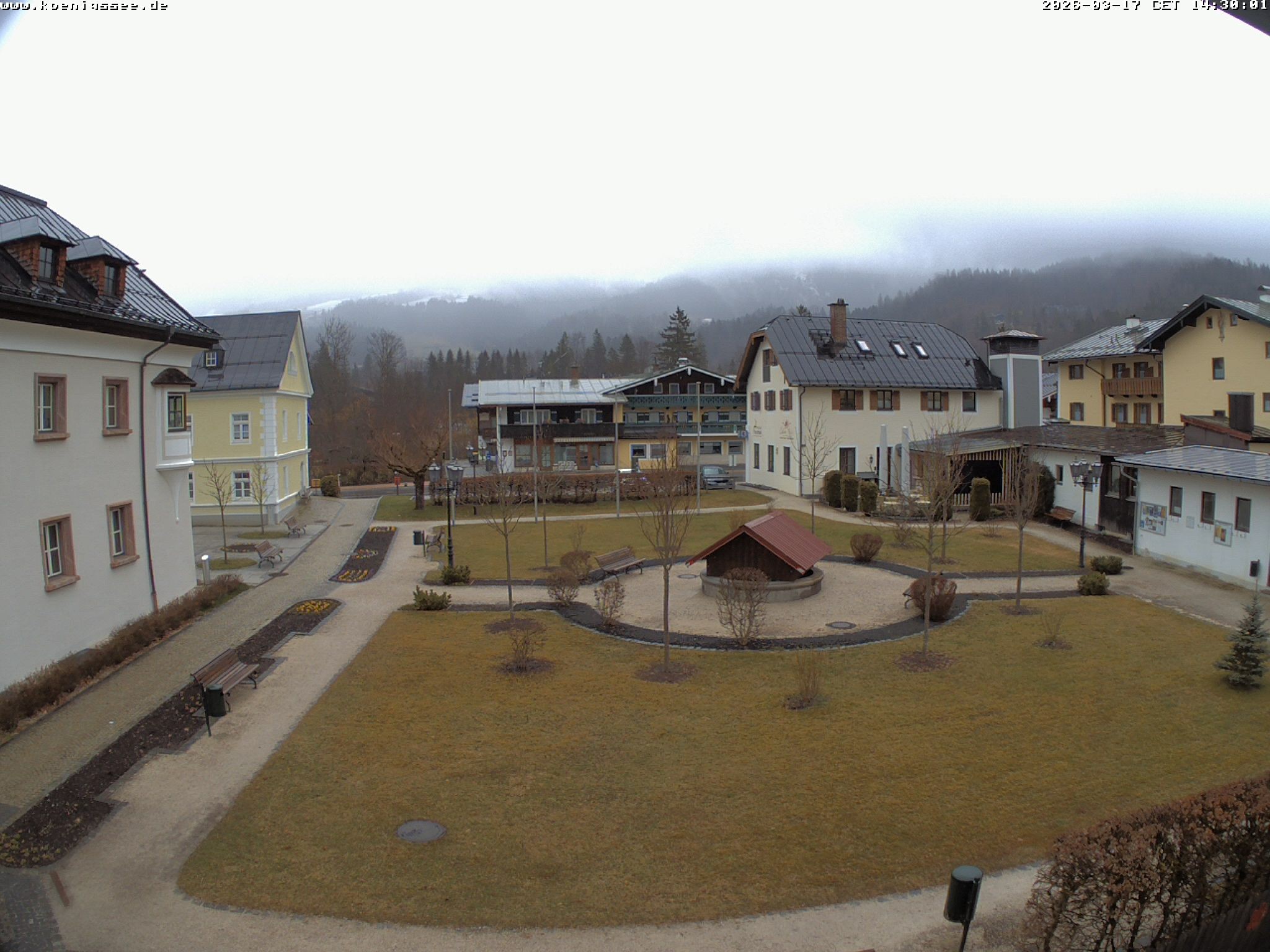 Archiv Foto Webcam Haus des Gastes - Königssee