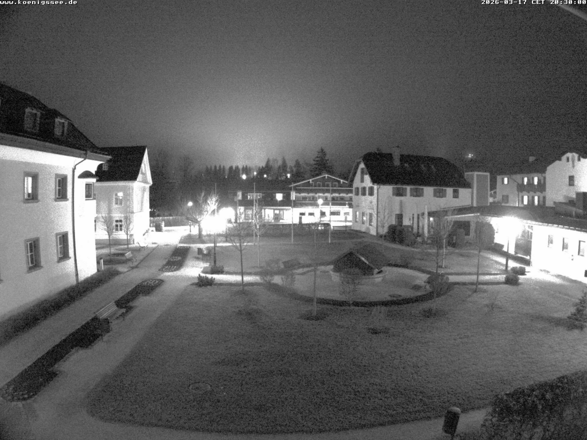 Archiv Foto Webcam Haus des Gastes - Königssee