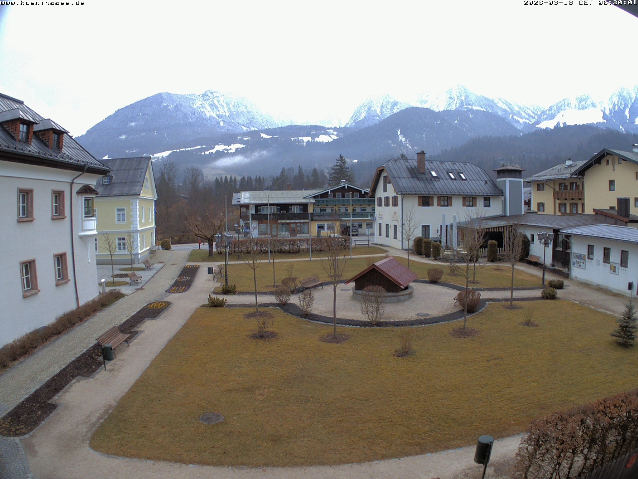 Archiv Foto Webcam Haus des Gastes - Königssee